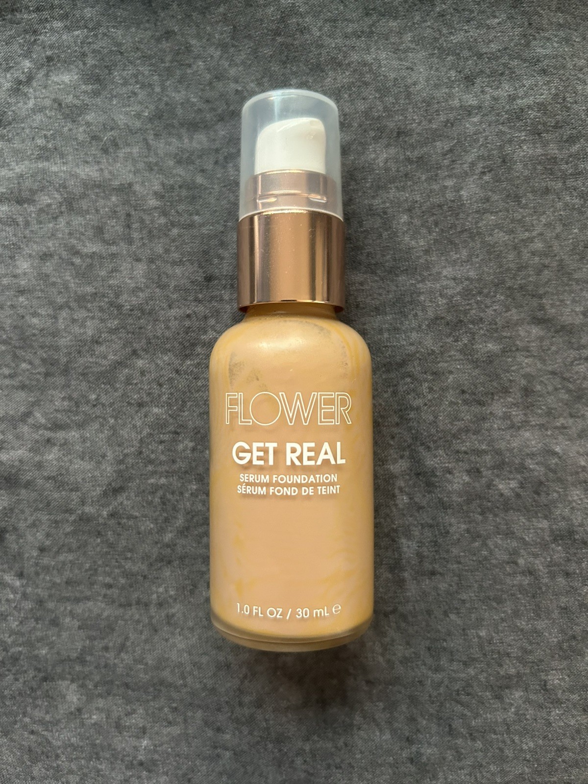 FLOWER BEAUTY Get Real Serum Foundation – Soft Sand M2 1.0 fl oz