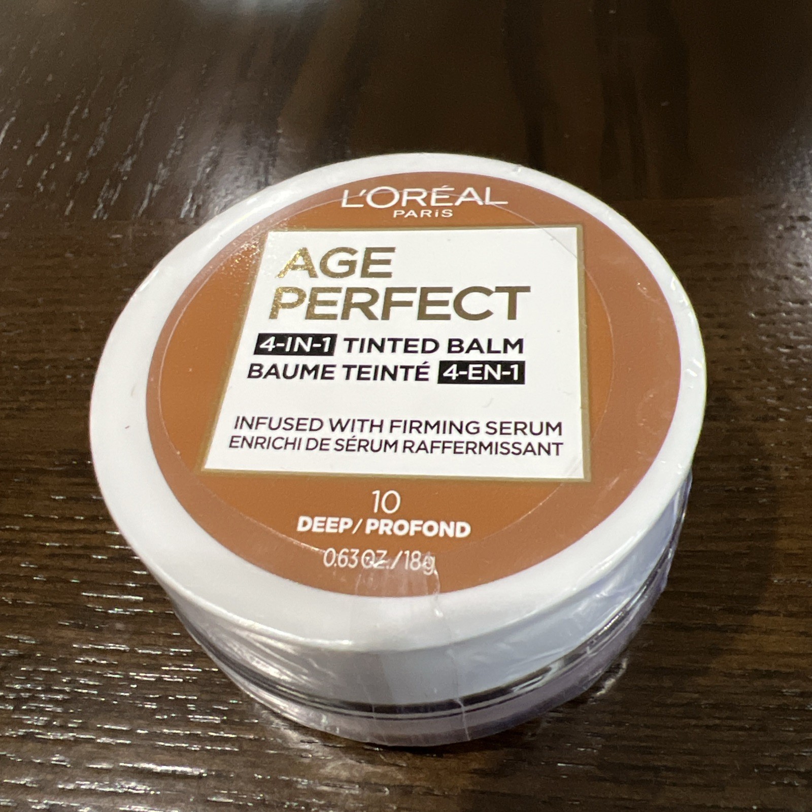 L’Oreal Paris Age Perfect 4-in-1 Tinted Balm~ 10 Deep~ 0.63 oz~ NEW!