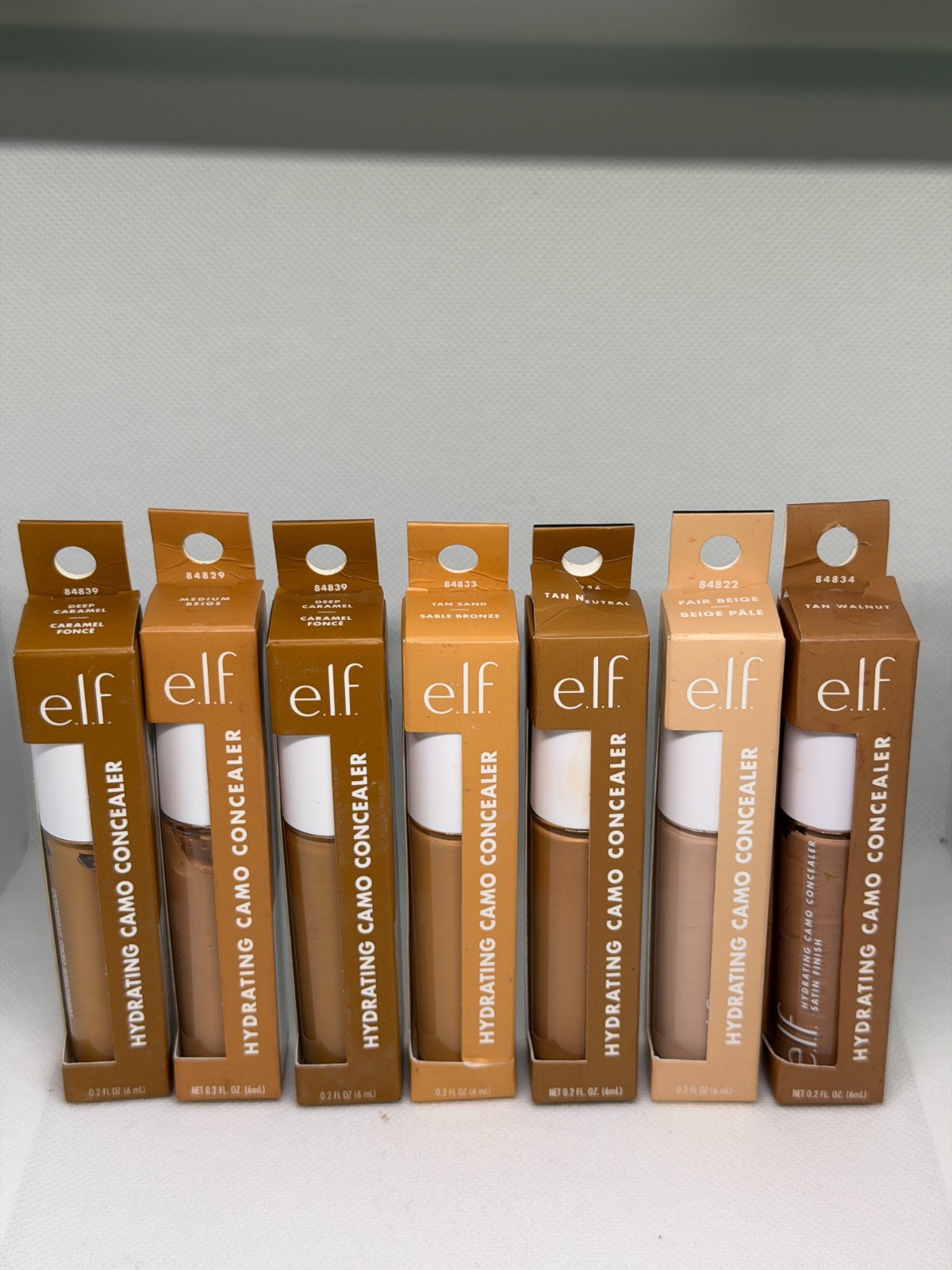 ELF COLLECTION – Foundations, 16HR & Hydro Camo Concealer, Primer & Lip Stain