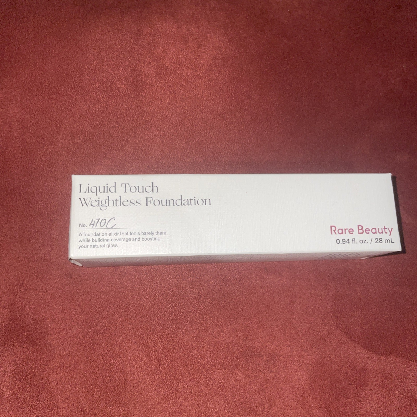 NEW Rare Beauty Liquid Touch Weightless Foundation 470C 0.94 oz Authentic Sealed