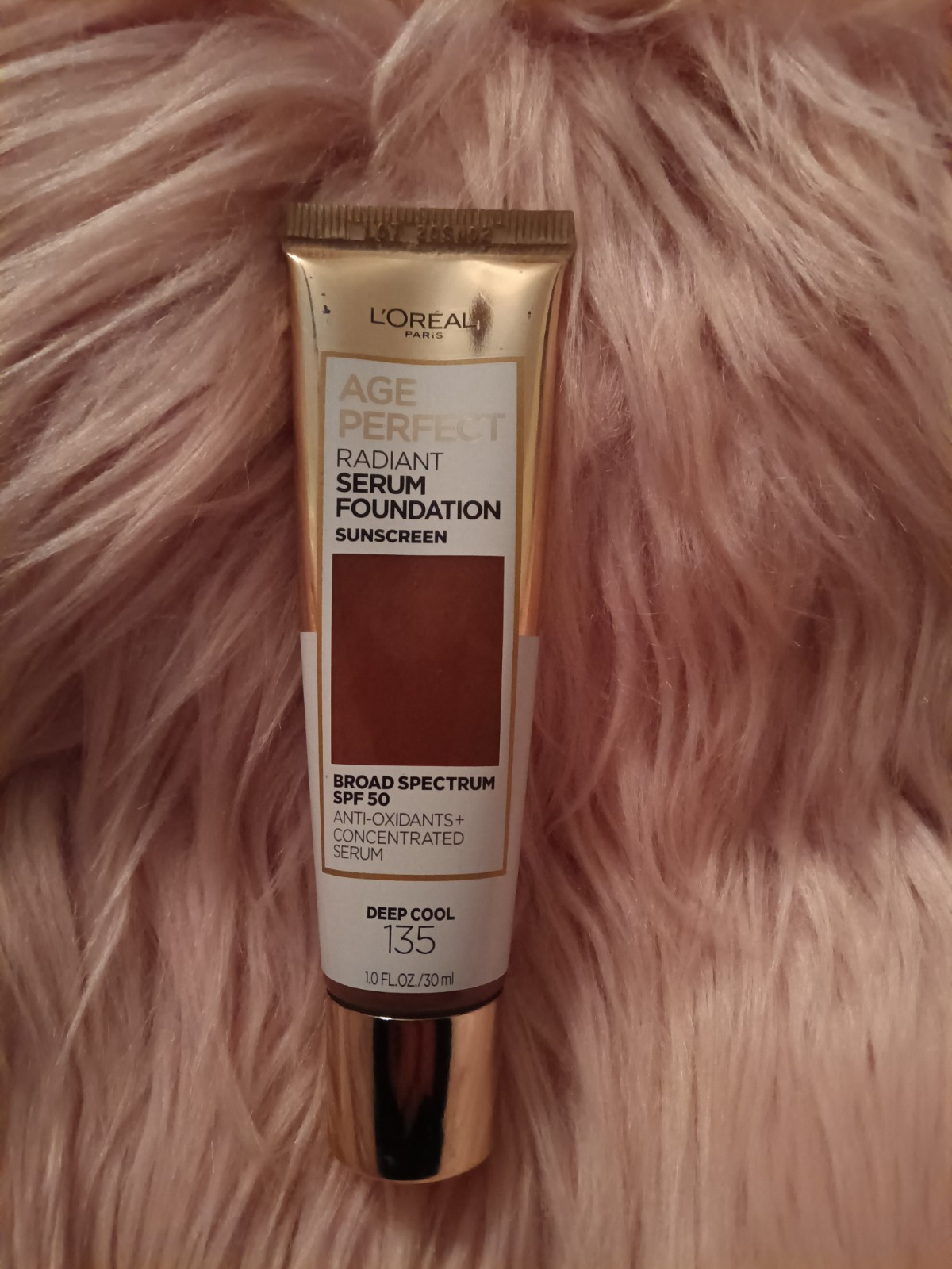 L’Oreal Age Perfect Radiant Serum Foundation Sunscreen #135 Deep Cool B50
