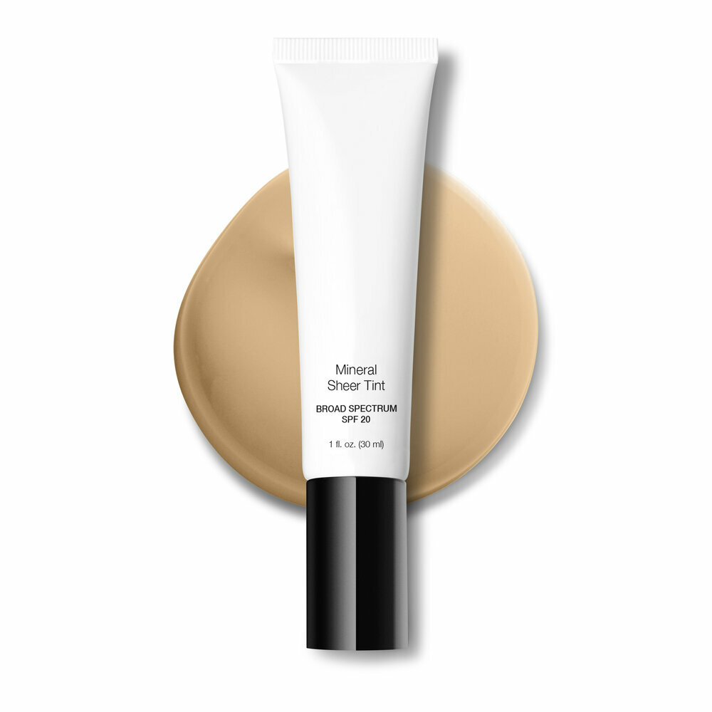 Mineral Sheer Tint SPF 20 Oil Free Tinted Face Moisturizer Foundation – Sun Glow