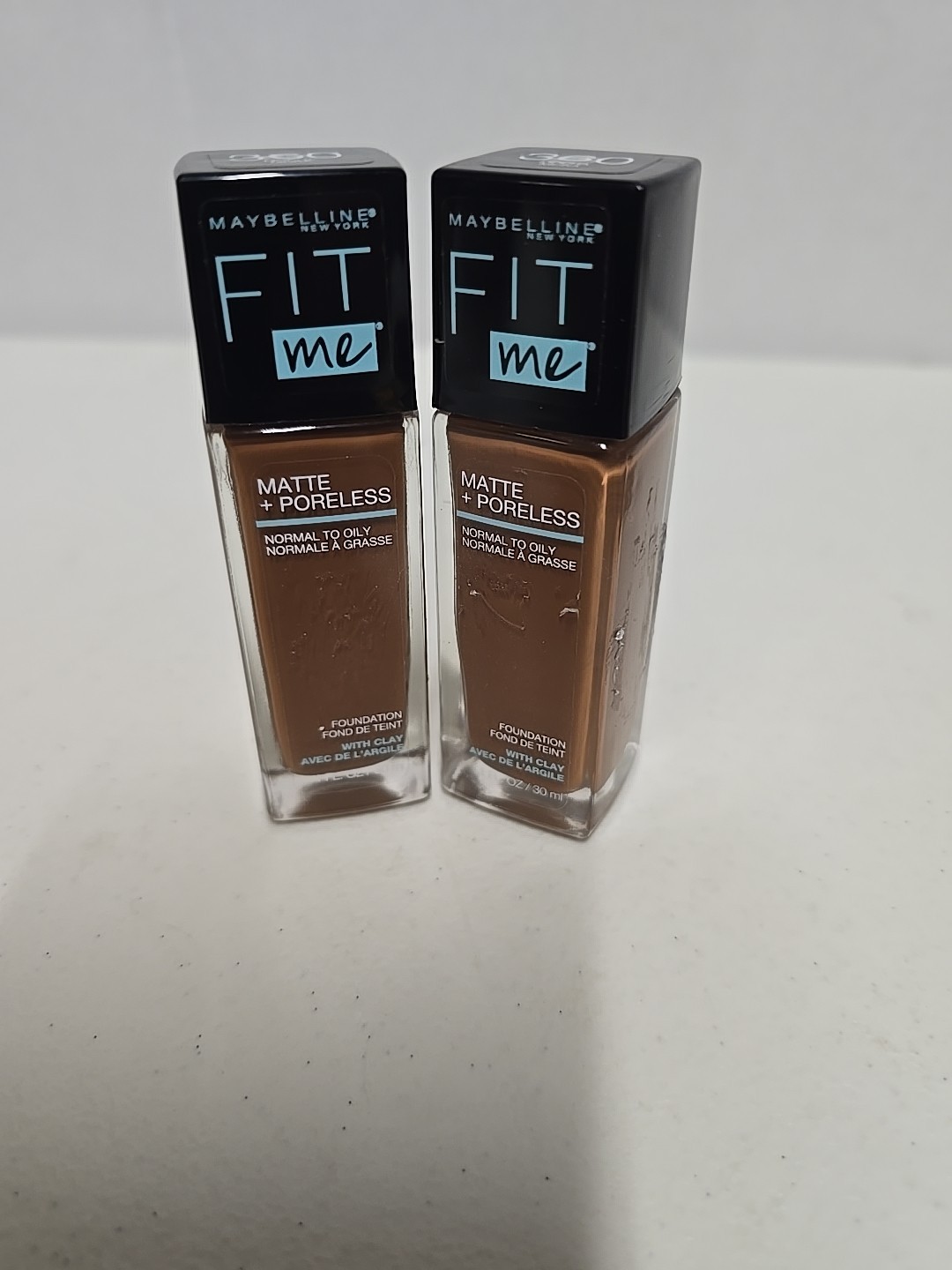 (2)MAYBELLINE Fit Me Foundation Matte + Poreless Latte 358 normal to oily skin