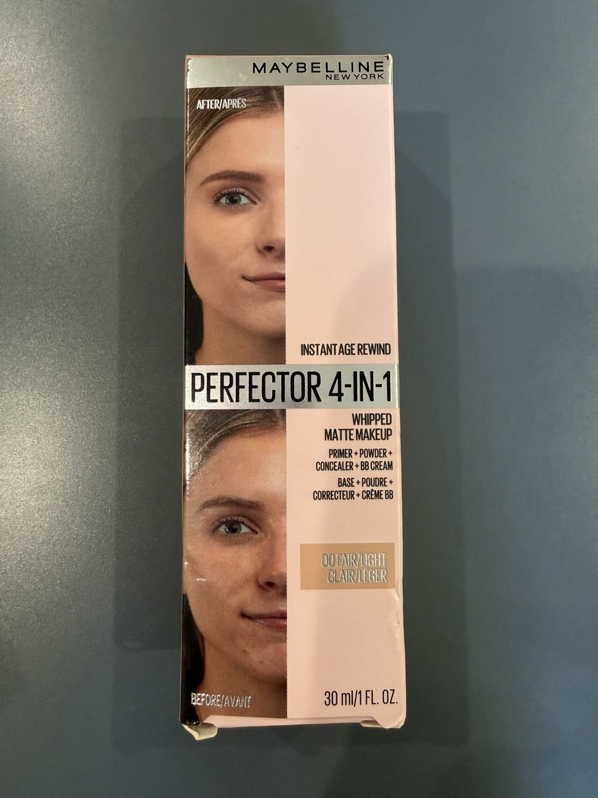 Maybelline Instant Age Rewind Perfector 4-In-1 Whipped Matte Makeup 00Fair/Light