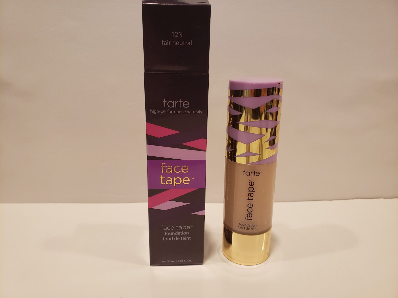 Tarte ~Face Tape Liquid Foundation ~ 12N Fair Neutral ~ NIB