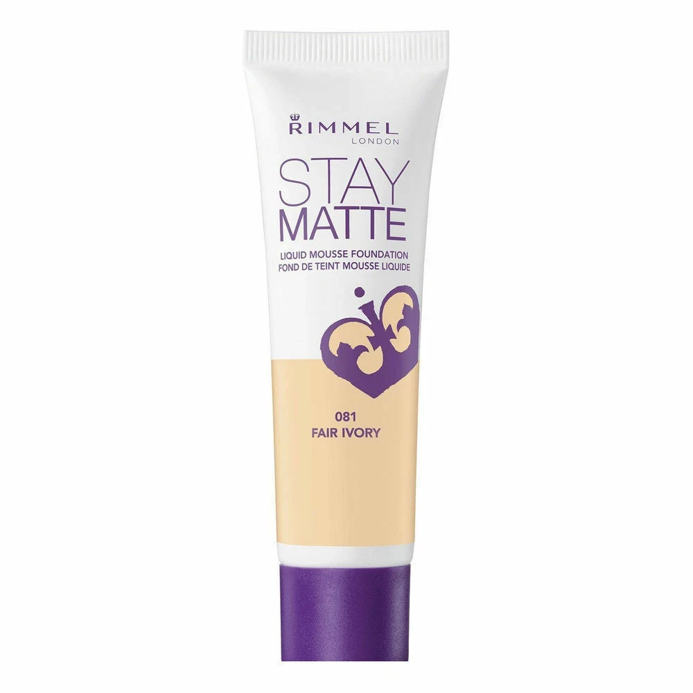 Rimmel Stay Matte Liquid Mousse Foundation Lightweight 081 Fair Ivory