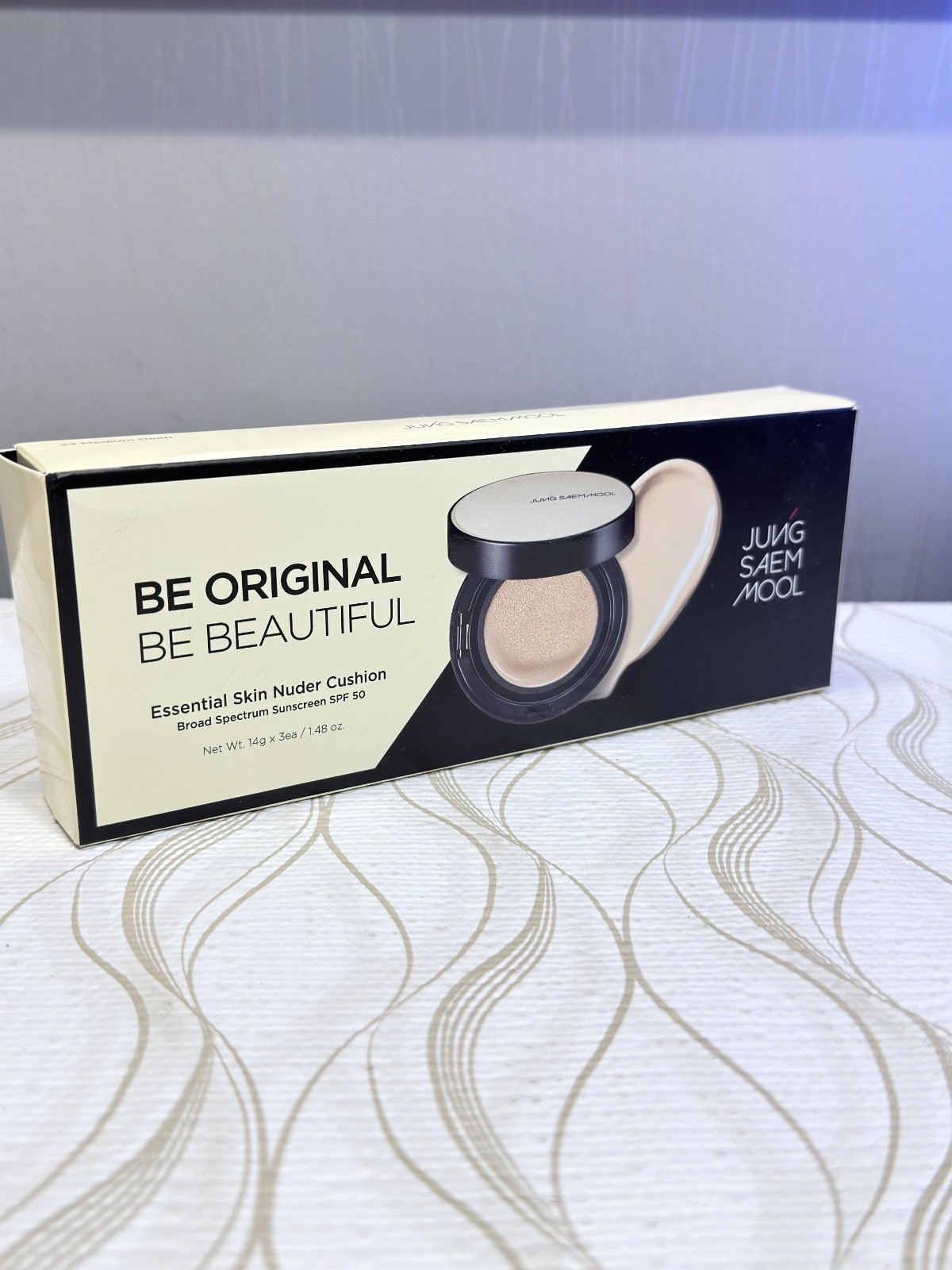 Jung Saem Mool Essential Skin Nuder Cushion Bundle set SPF50 +2 Refill #17 Fair