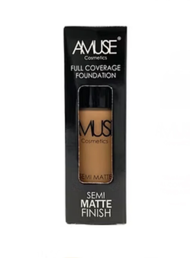 Amuse cosmetics Full Coverage Semi Matte Finish Foundation 8 cocoa