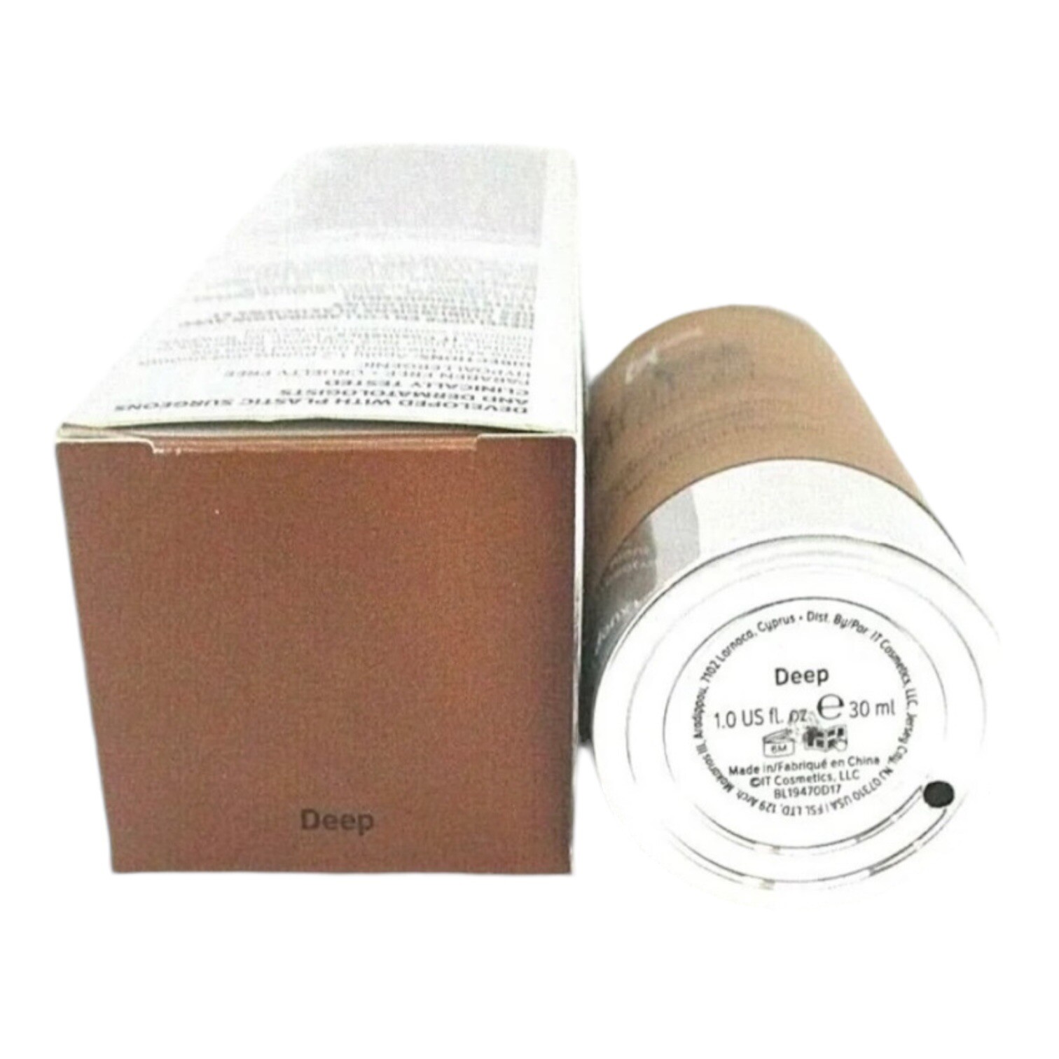 IT cosmetics Bye Bye Lines Foundation Anti-Aging Skin Smoothing ~ Deep ~ 1 oz