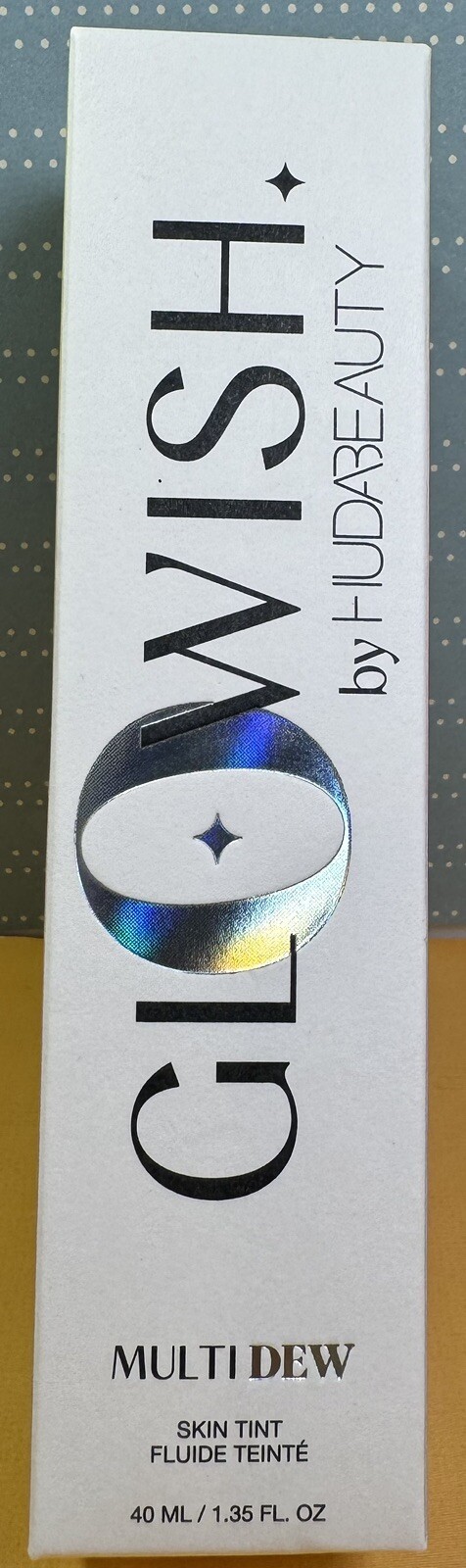 GloWish by Huda Beauty MultiDew Skin Tint Medium 05 1.35 FL OZ Full Size NIB