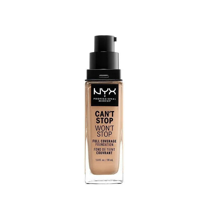 NYX Can’t Stop Won’t Stop Full Coverage Matte Foundation True Beige 1oz New