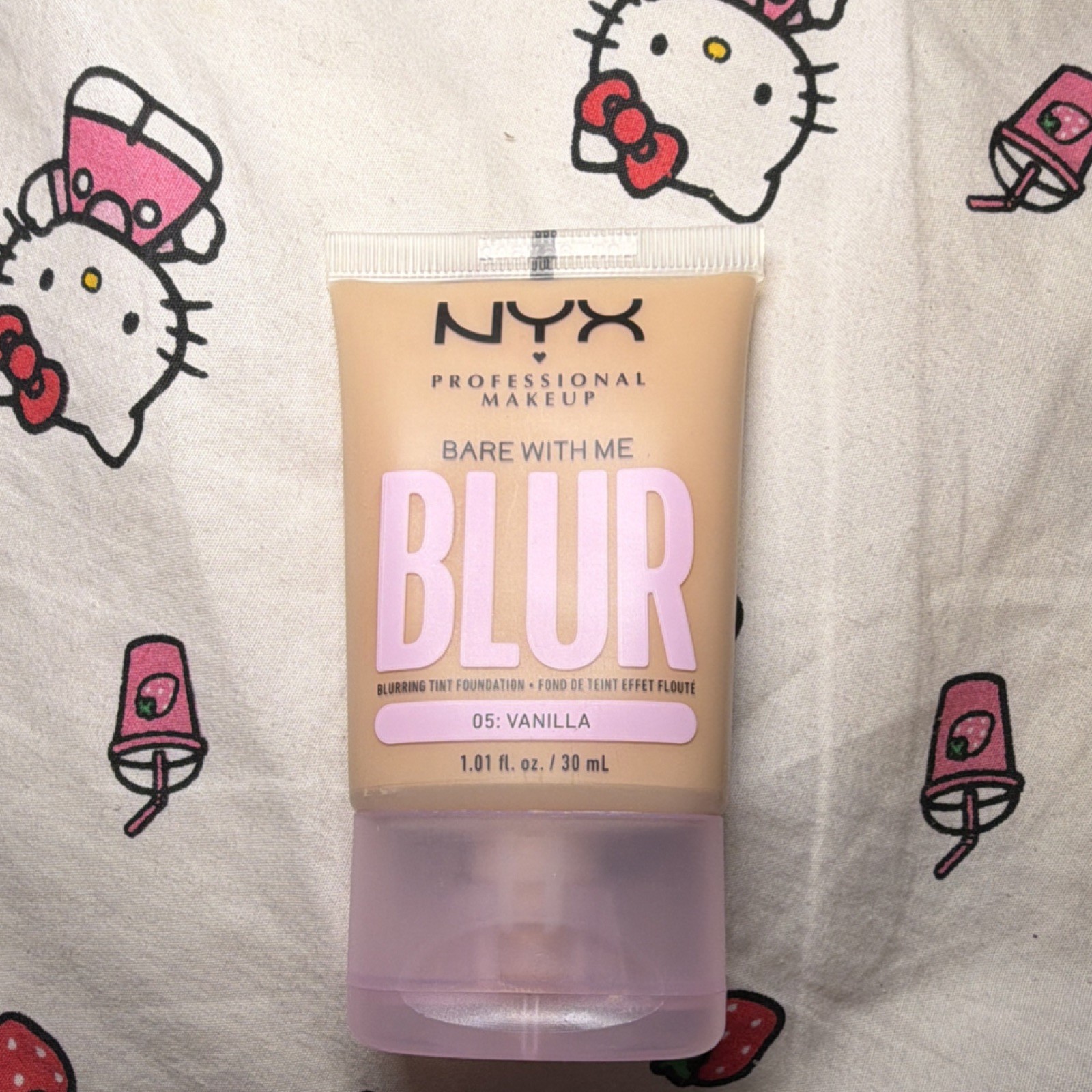 NYX Bare With Me Blur Foundation Liquid 05 Vanilla 1.01 fl oz