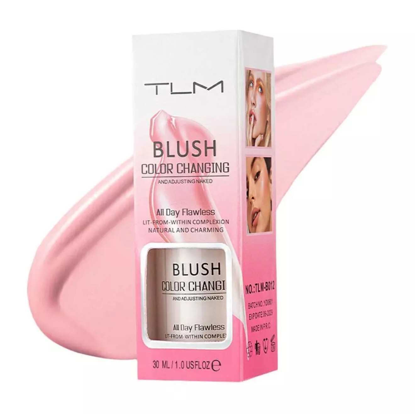 TLM Color Changing Foundation +Color Changing Blush , Liquid Base TLM Concealer