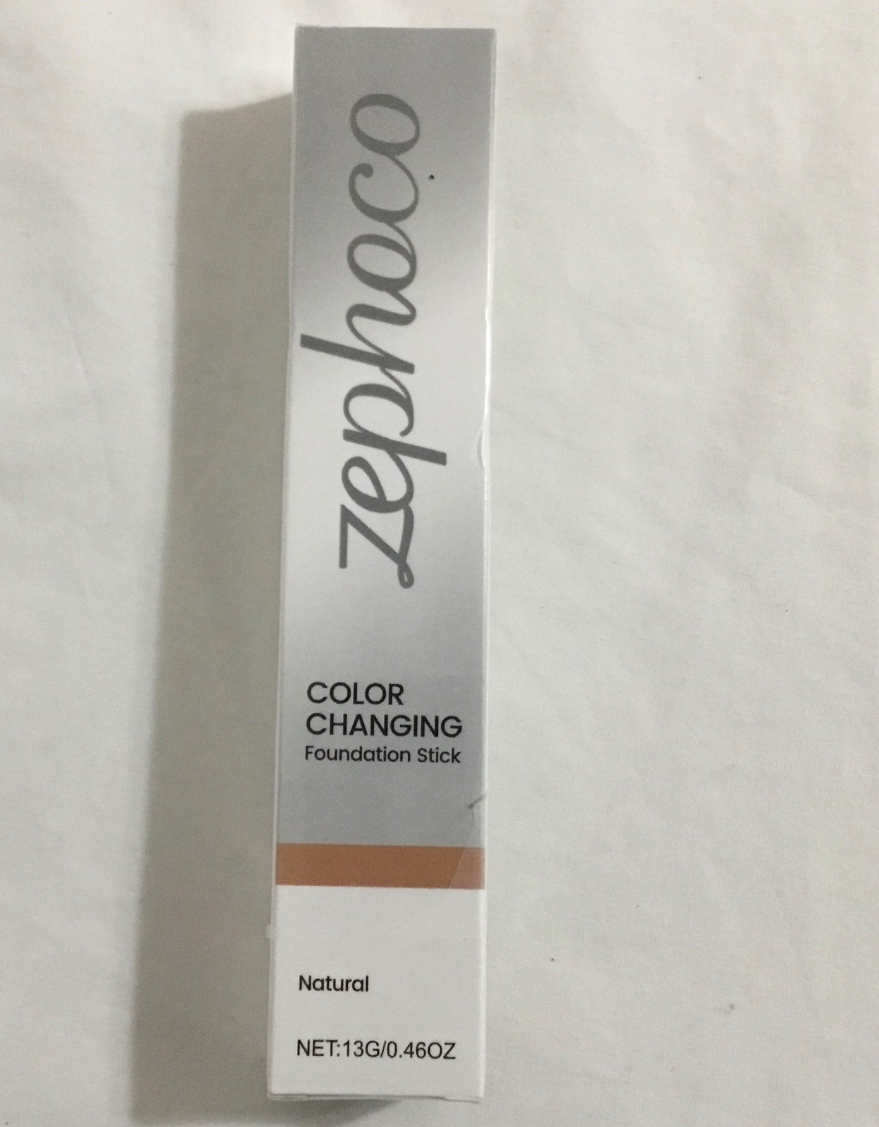 Zephoco Color Changing Cream Foundation Stick Color Matching Makeup, Natural