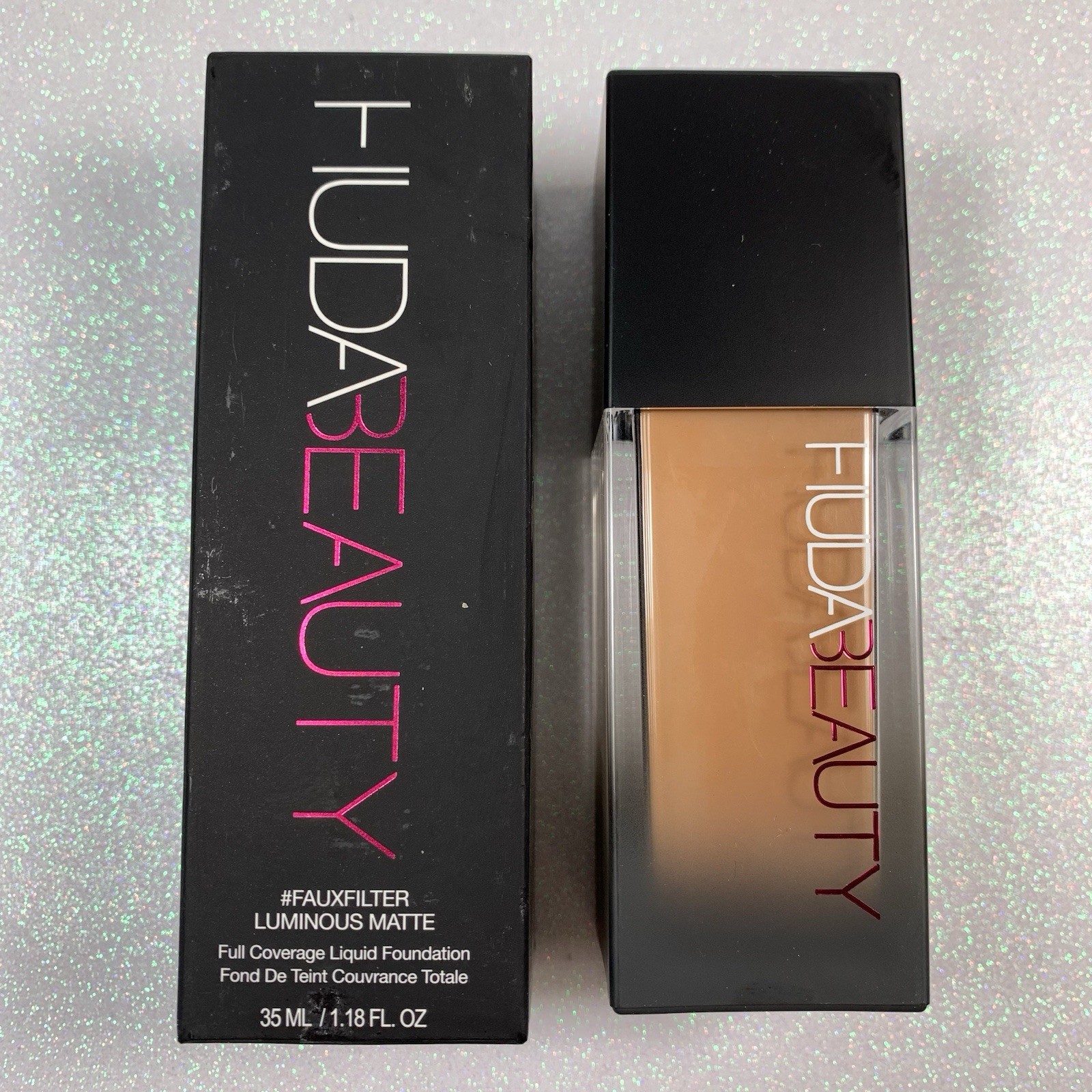 Huda Beauty FauxFilter Luminous Matte Liquid Foundation Latte 300N BNIB