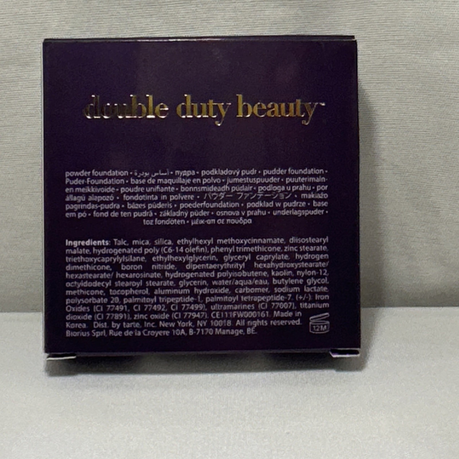 tarte Double Duty Beauty Shape Tape Powder Foundation Pressed Powder 0.39 oz
