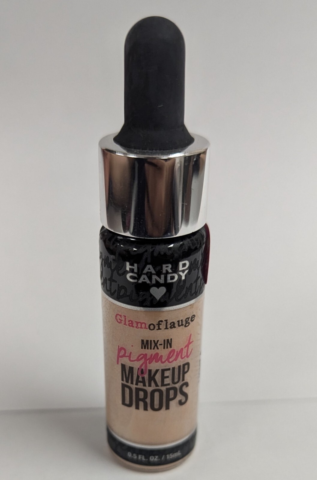 1PC HARD CANDY GLAMOFLAUGE MIX-IN PIGMENT MAKEUP DROPS #1177 LIGHT 4 – 0.5fl oz