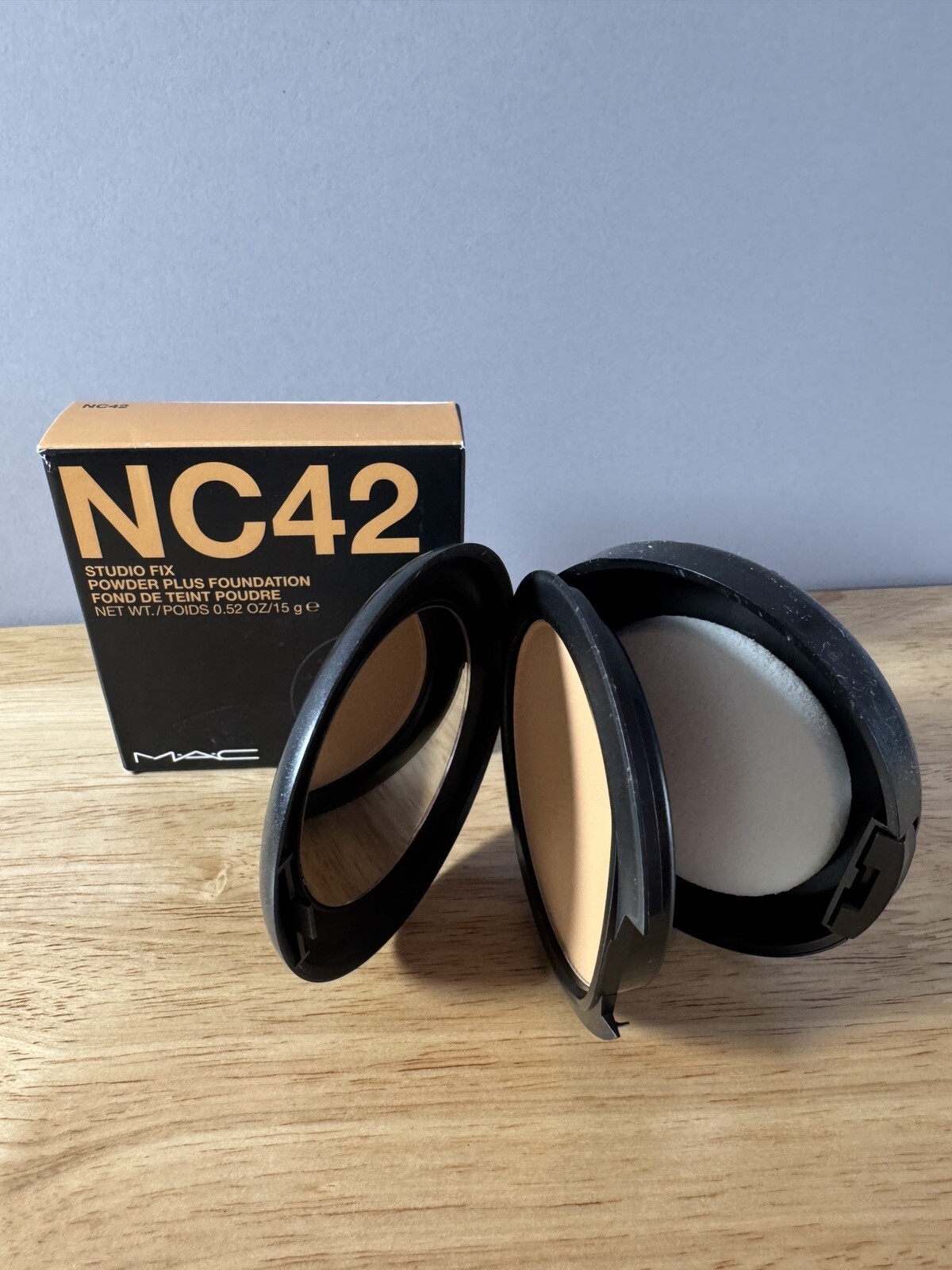 MAC Studio Fix Powder Plus Foundation NC42 ~ Original Formula HTF Authentic NIB