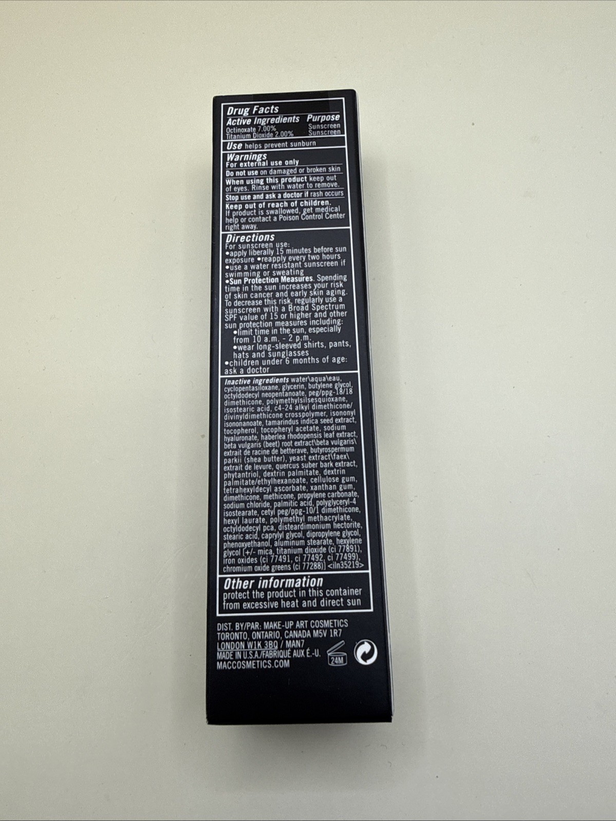MAC Studio Sculpt SPF 15 Foundation – NW30- 40mL/1.3us.fl.oz. New In Box
