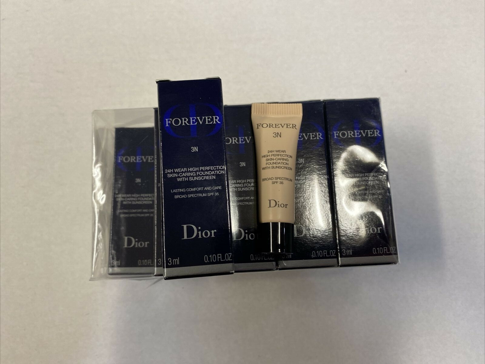 ( 2 ) Forever by Dior 3N Neutral Foundation 3ml Mini 0.10 oz