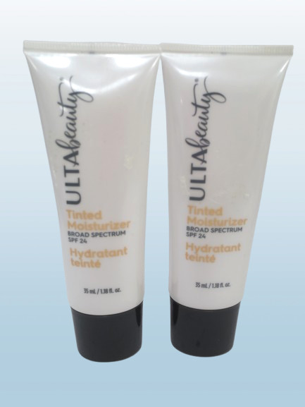 ULTA BEAUTY TINTED MOISTURIZER SPF 24 FAIR 1.18 OZ LOT OF 2