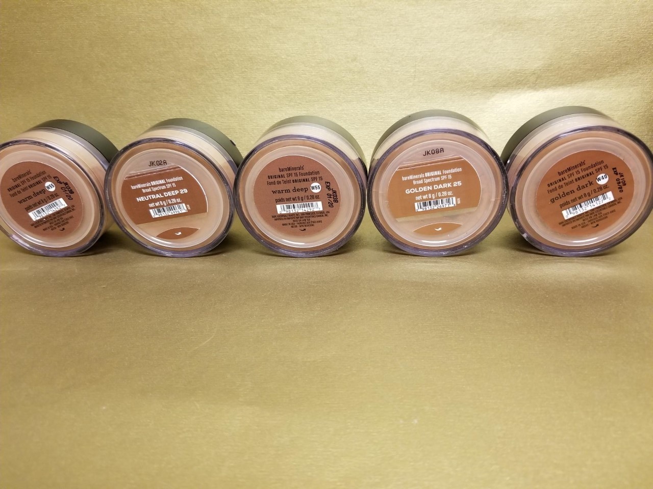 Bare Mineral’s Original foundation powder spf 15 full size .28 oz new U choose