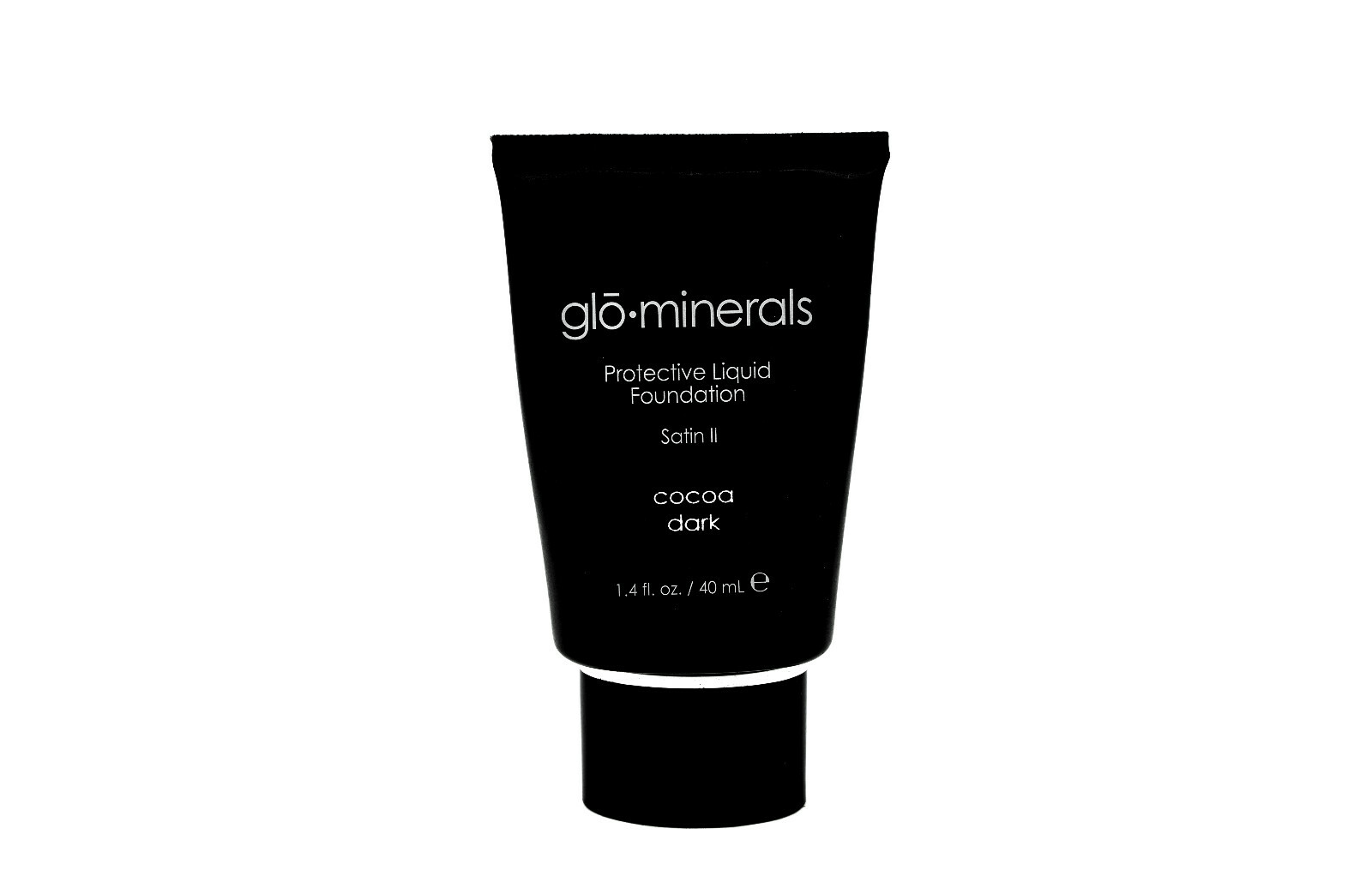 Glo Minerals Oil Free Protective Liquid Foundation (Cocoa Dark) 1.4 oz / 40 ml