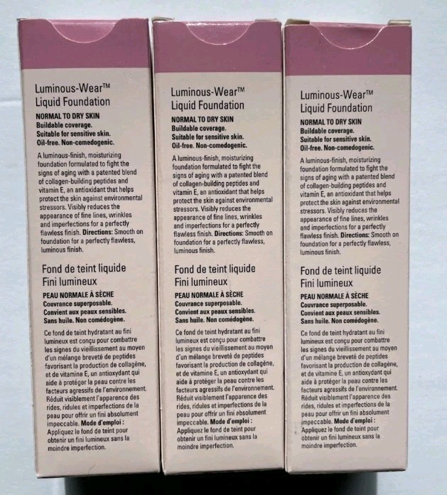 Ivory 6 Lot Of 3 NIB Mary Kay TimeWise Luminous-Wear Liquid Foundation – 038702