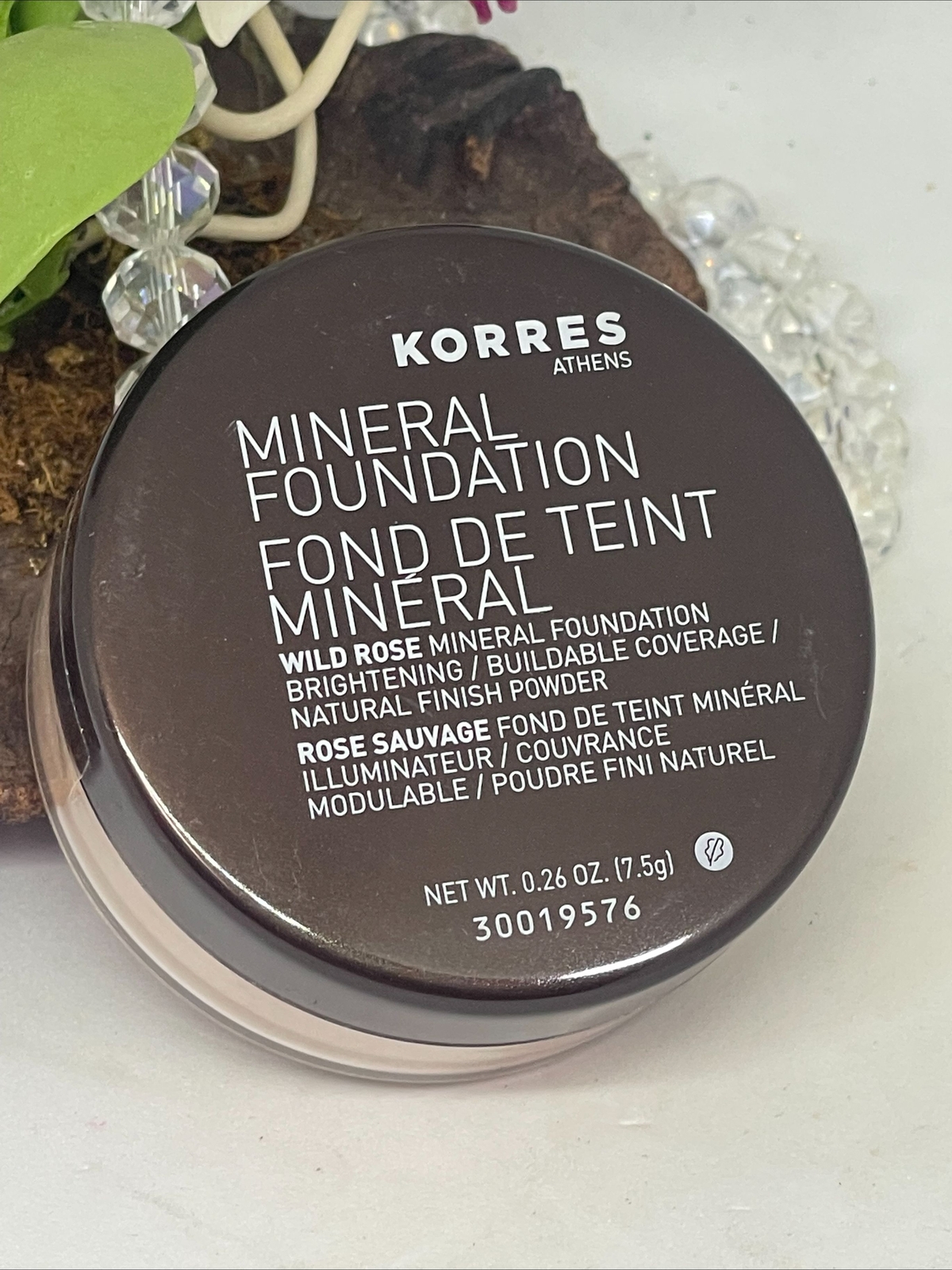 Korres Wild Rose Mineral Foundation Natural Finish Powder – 3A Cool Beige – New