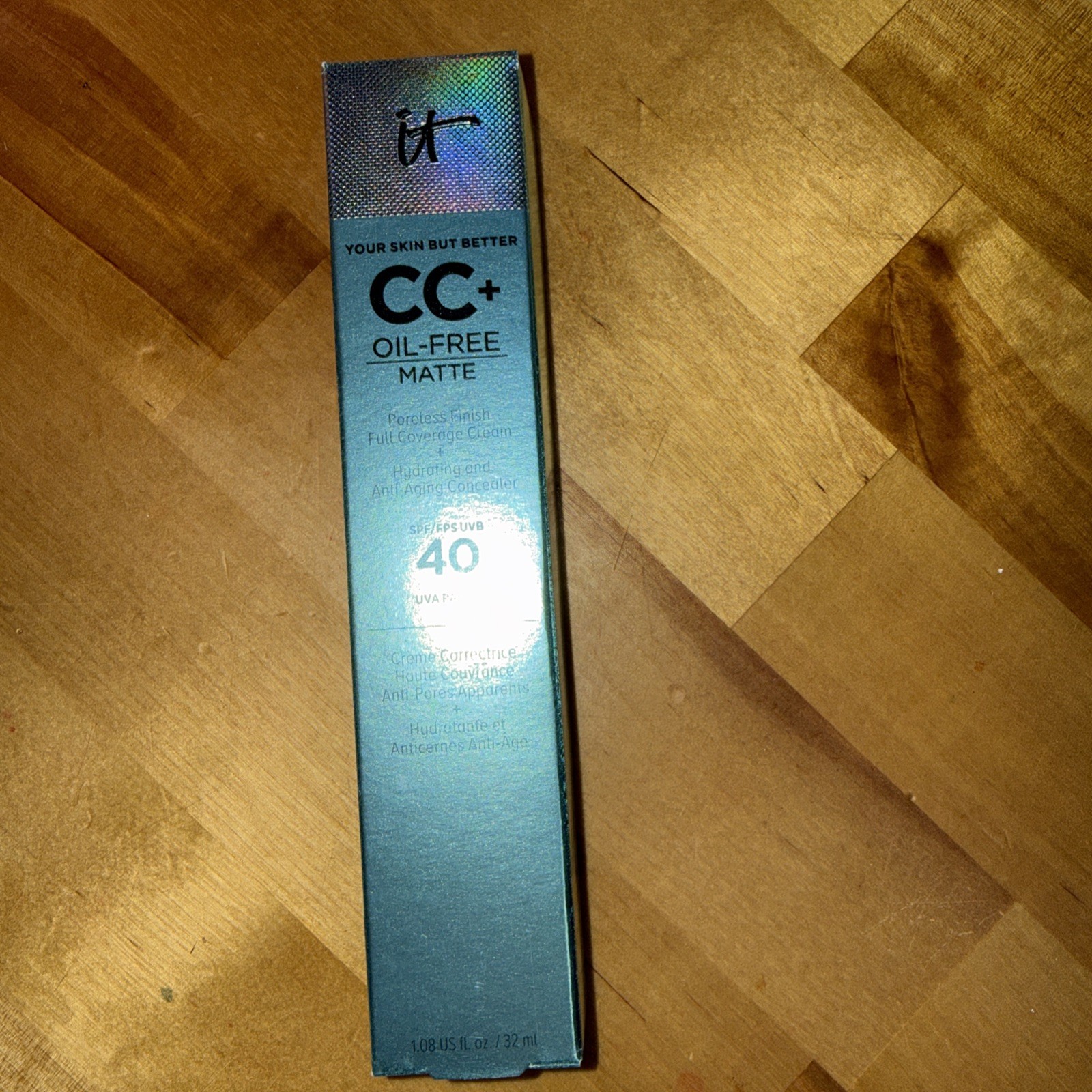 IT Cosmetics CC+ Oil Free Matte Full Coverage Foundation Shade Tan