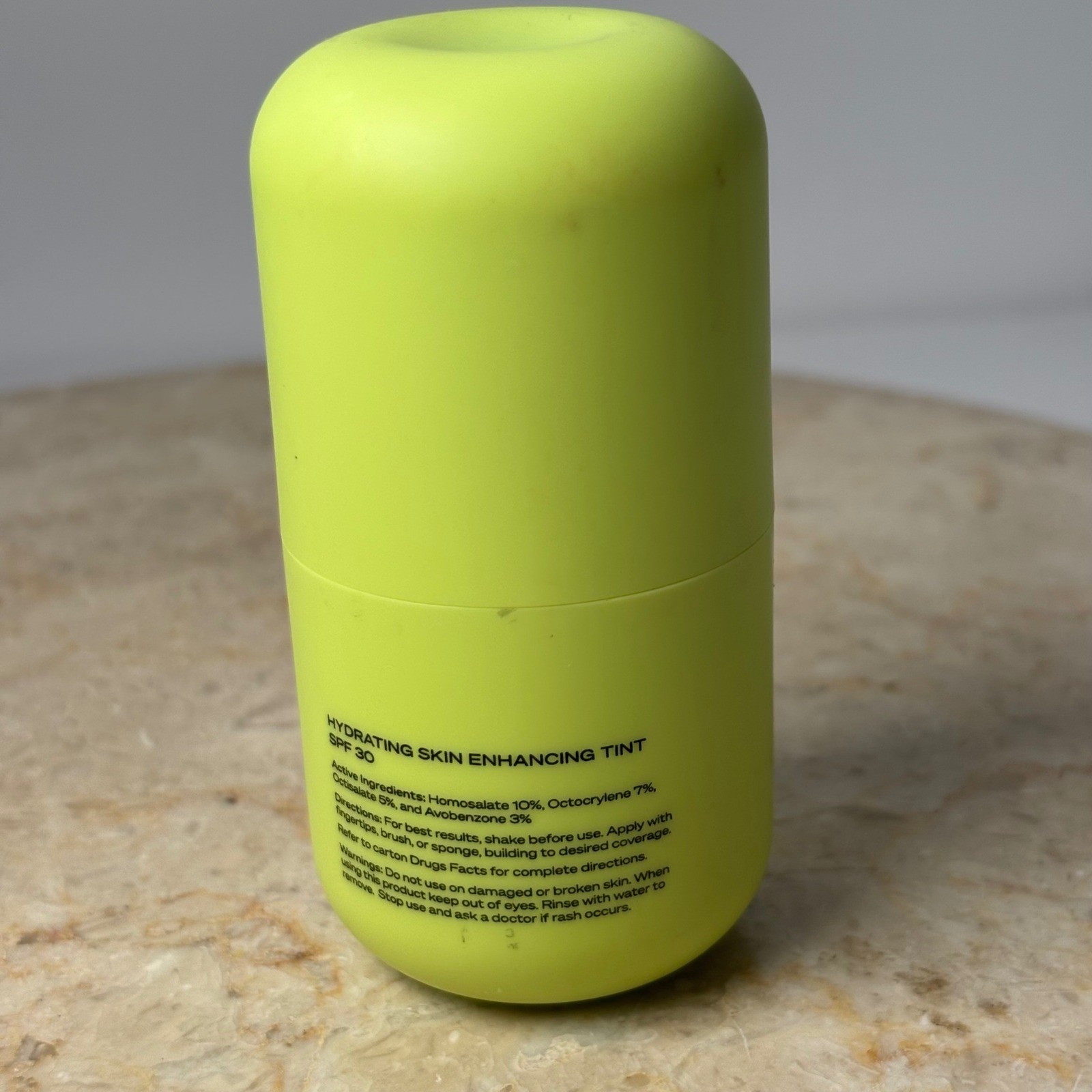 WYN BEAUTY Hydrating Skin Enhancing Tint SPF 30 1oz Being 105 Neon Yellow