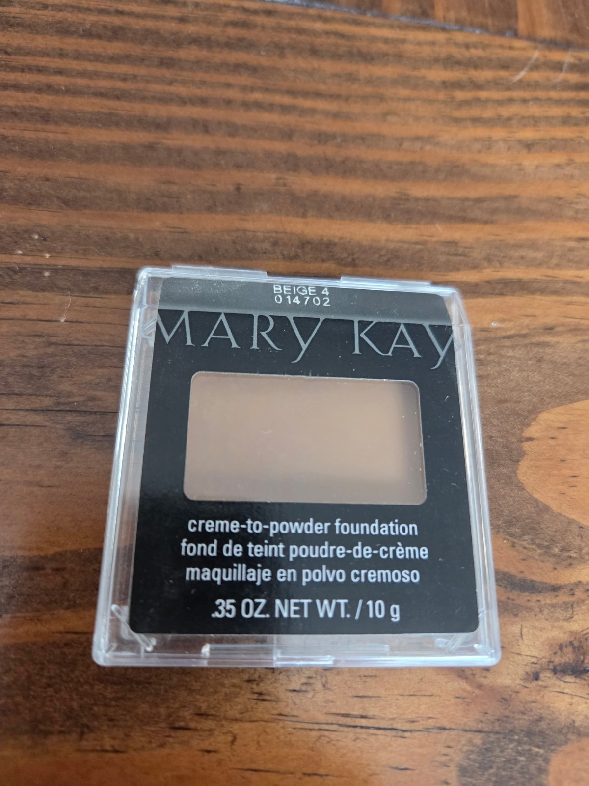 Mary Kay Creme-to-Powder Foundation BEIGE 4 .35 OZ Full size 014702
