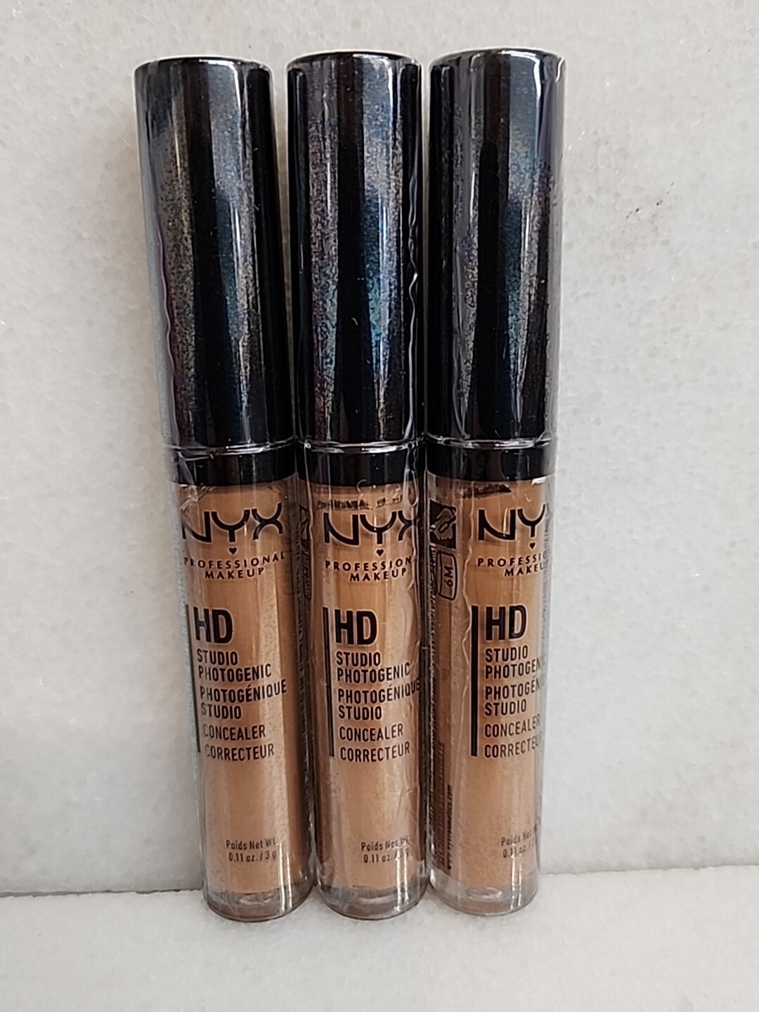 Set Of 3 -Nyx Hd Studio Photogenic Concealer – #CW08 Nutmeg