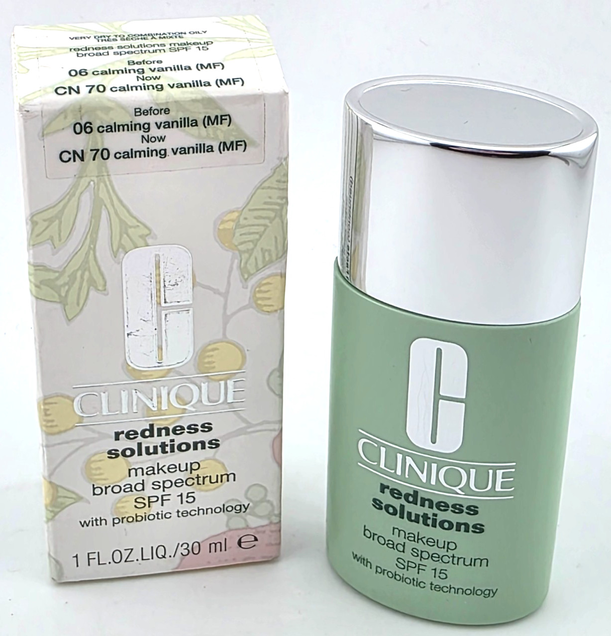 Clinique Redness Solutions Makeup 06/ CN 70 Calming Vanilla (MF) – 1 oz