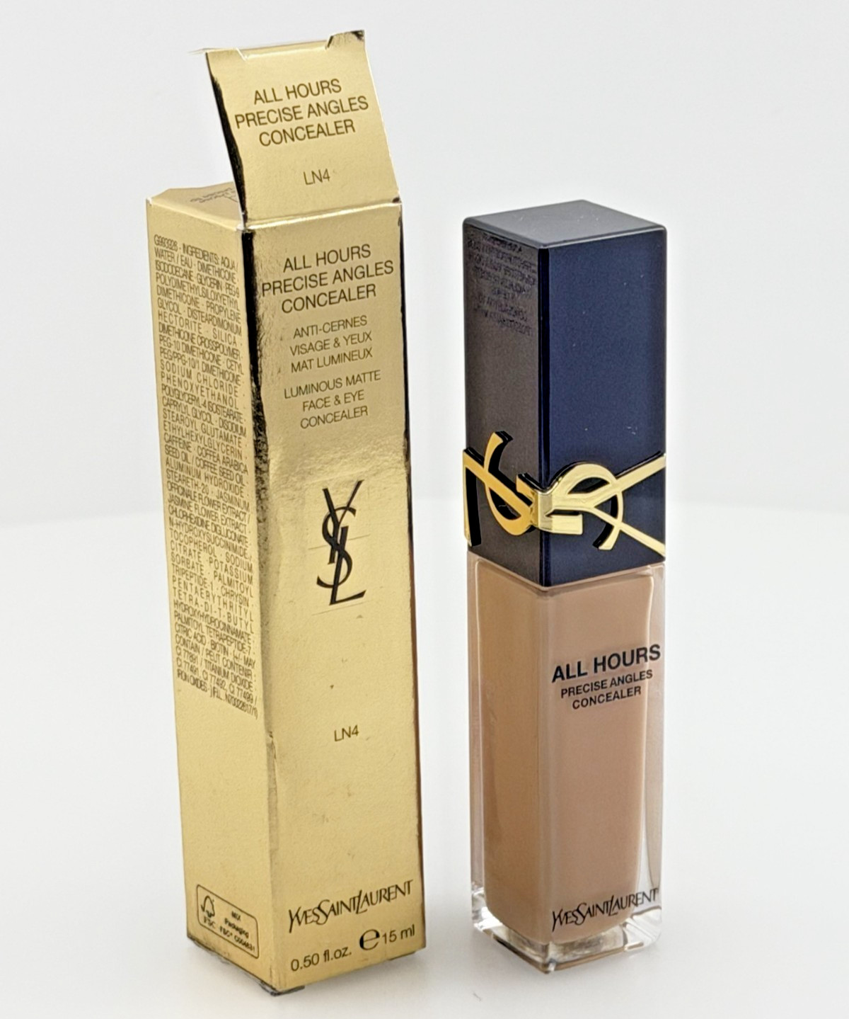 Yves Saint Laurent All Hours Precise Angles Concealer #LN4 15ml *NEW IN BOX*