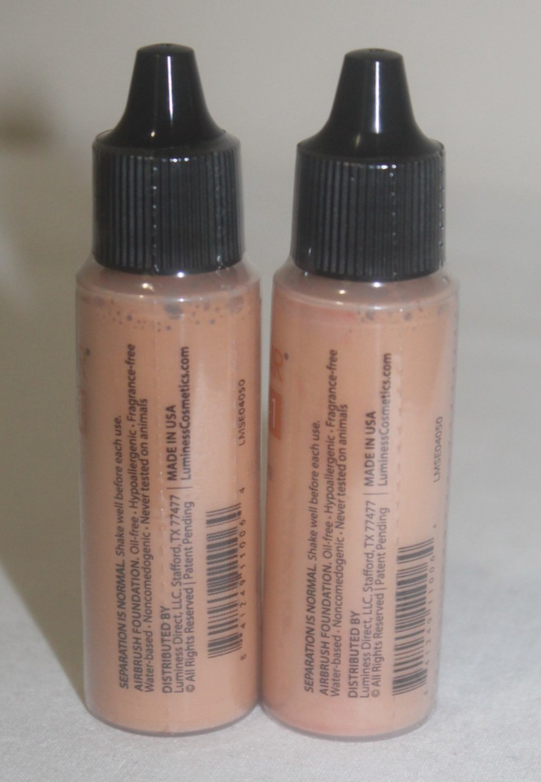 2 X Luminess Air Silk 4-in-1 Airbrush Foundation Shade 040 New Sealed 0.5 oz Ea