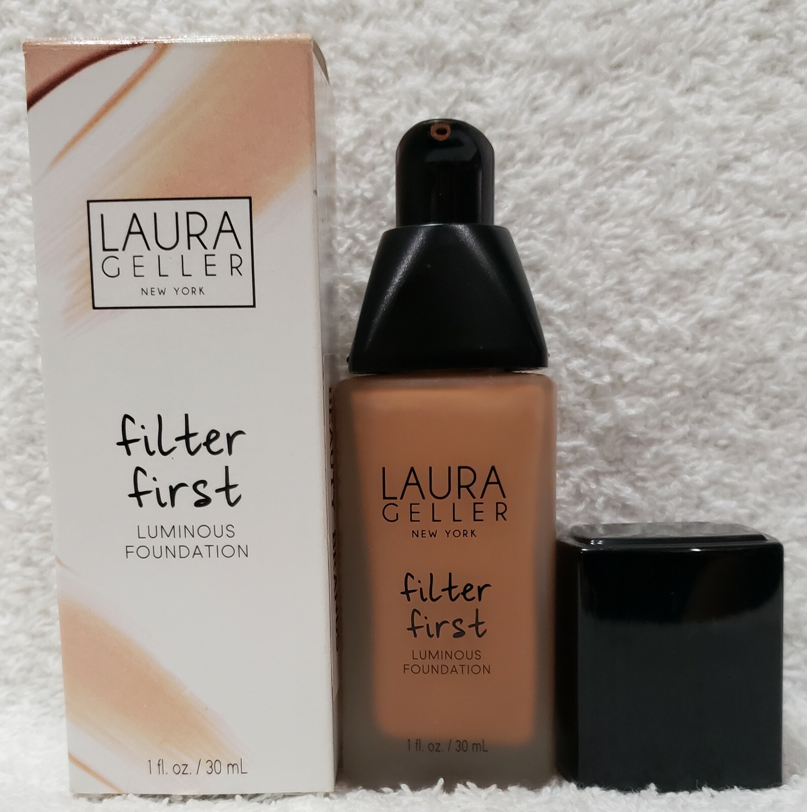Laura Geller COGNAC Filter First Luminous Foundation Grapeseed Oil 1 oz/30mL New