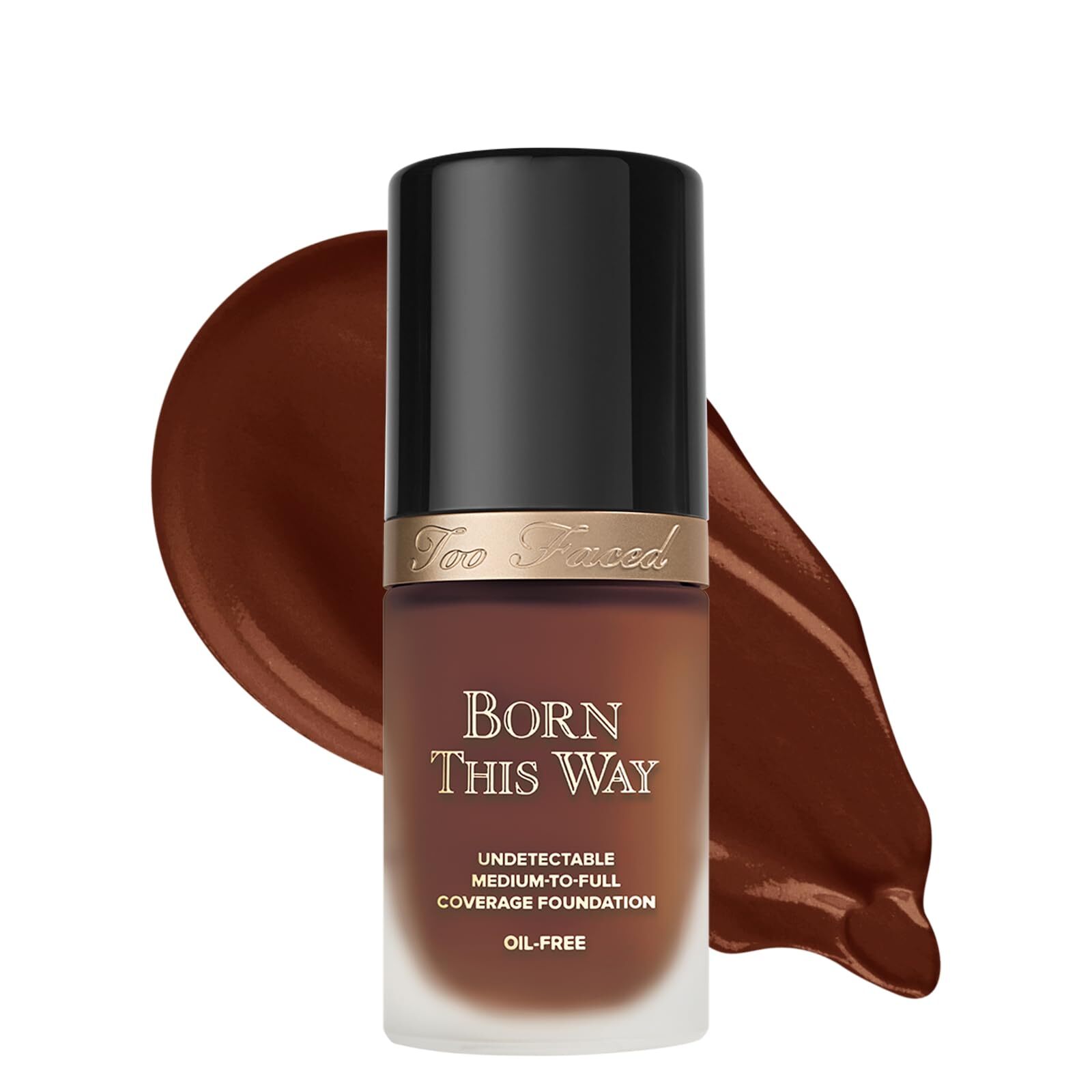 Too Faced Born This Way Natural Finish Longwear Liquid Foundation, Sable, 1.01
