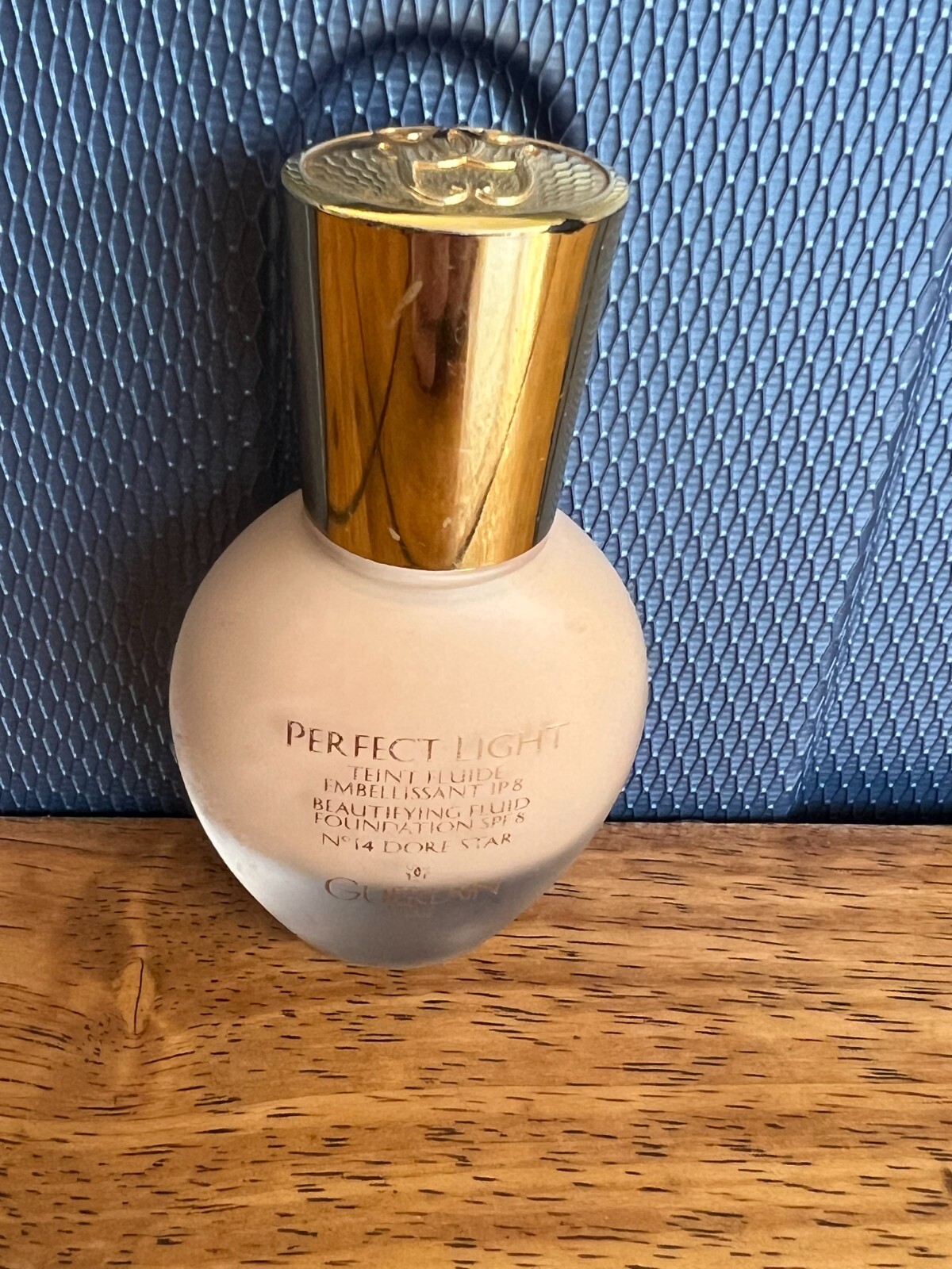 GUERLAIN Perfect Light Beautifying Fluid Foundation Spf 8 #14 Dore Star 1.2 oz