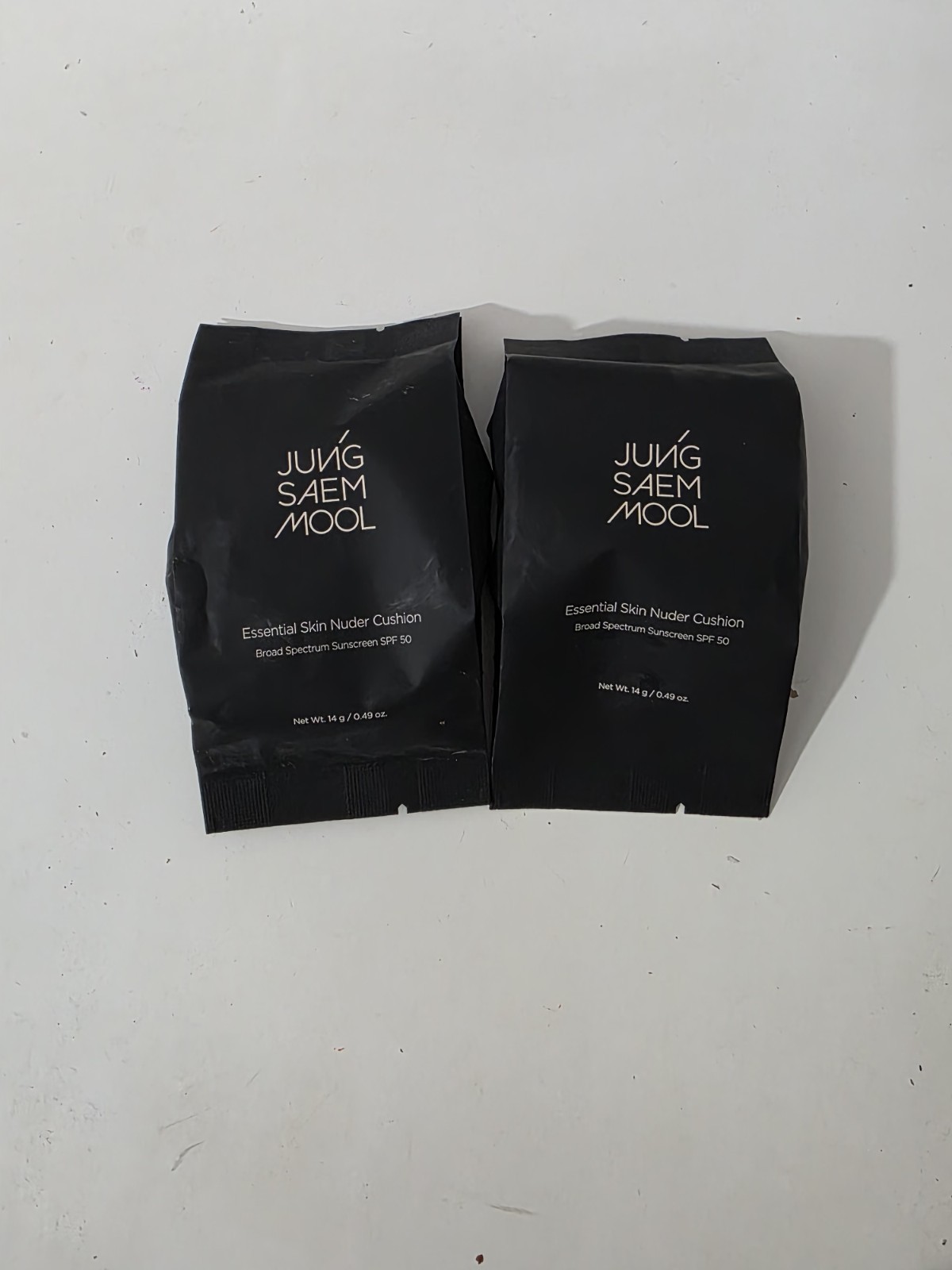 2x Jung Saem Mool Essential Skin Nuder Cushion Refill -Fair Light 14G Each