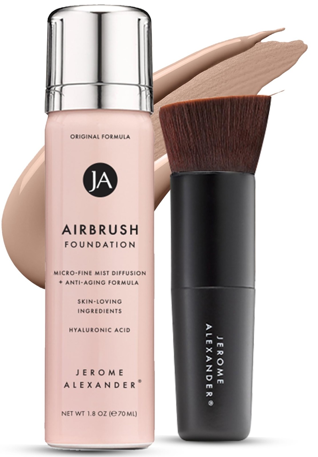 Jerome Alexander MagicMinerals AirBrush Foundation – 2 Piece Set with Airbrush F