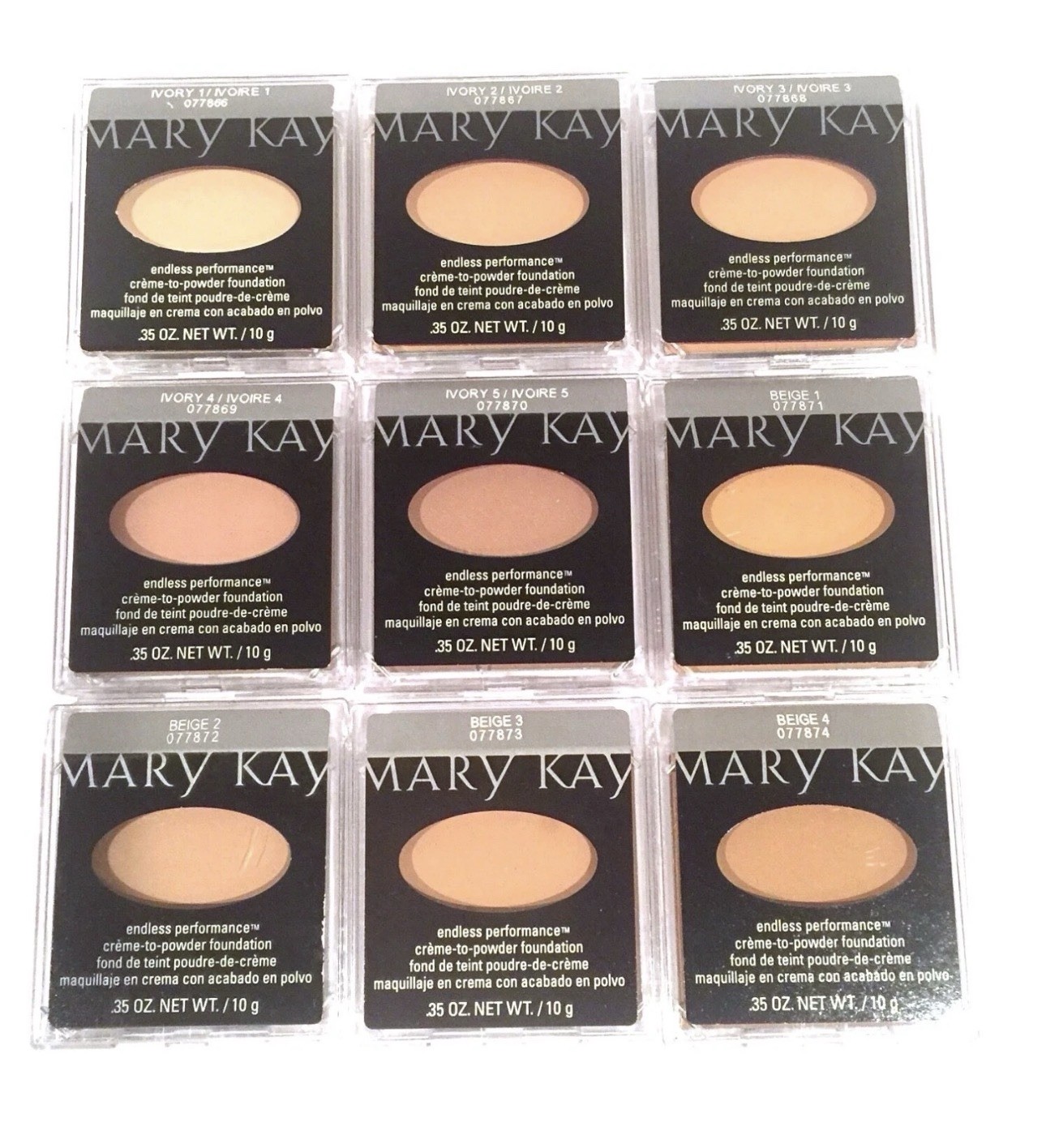 MARY KAY ENDLESS PERFORMANCE CREME TO POWDER FOUNDATION~CREAM~ALL SHADES!