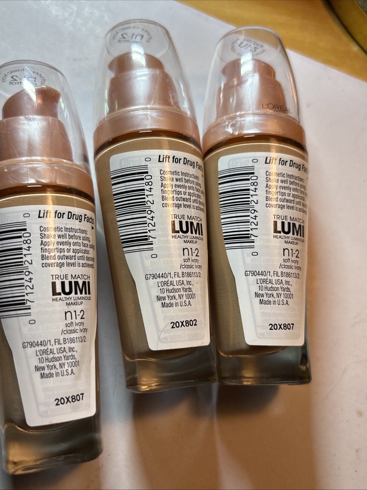 True Match LUMI Octinoxate Sunscreen SPF 20 Warm & Cool 2-Pack