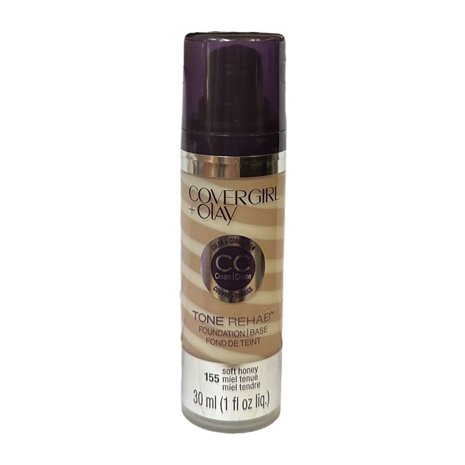 Covergirl + Olay Tone Rehab Foundation 155 Soft Honey CC Cream Color+Correction