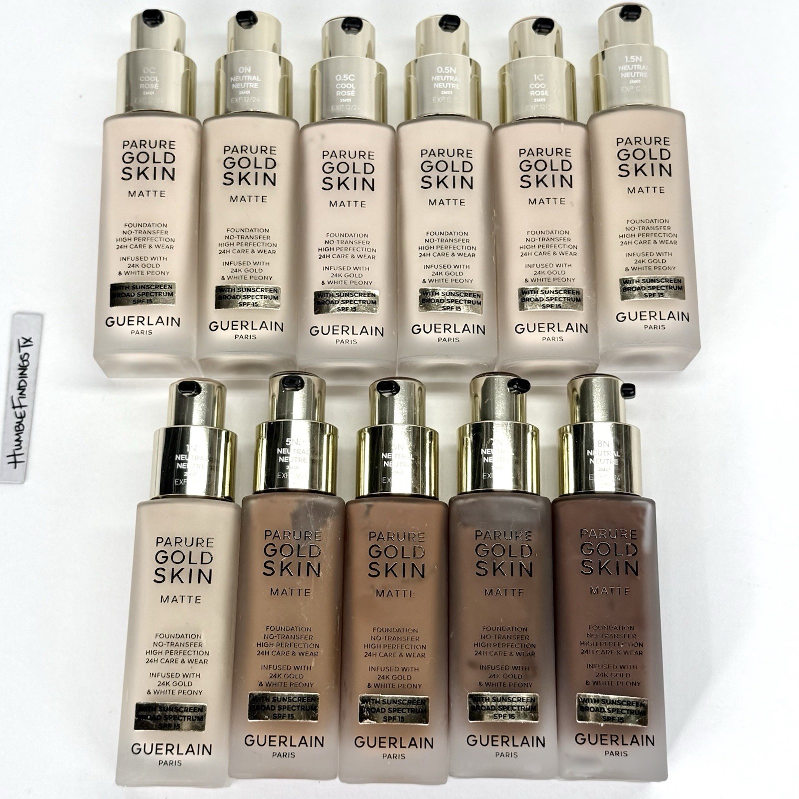 GUERLAIN Parure Gold Skin Matte Foundation – PICK YOUR SHADE – 20ml Travel Size