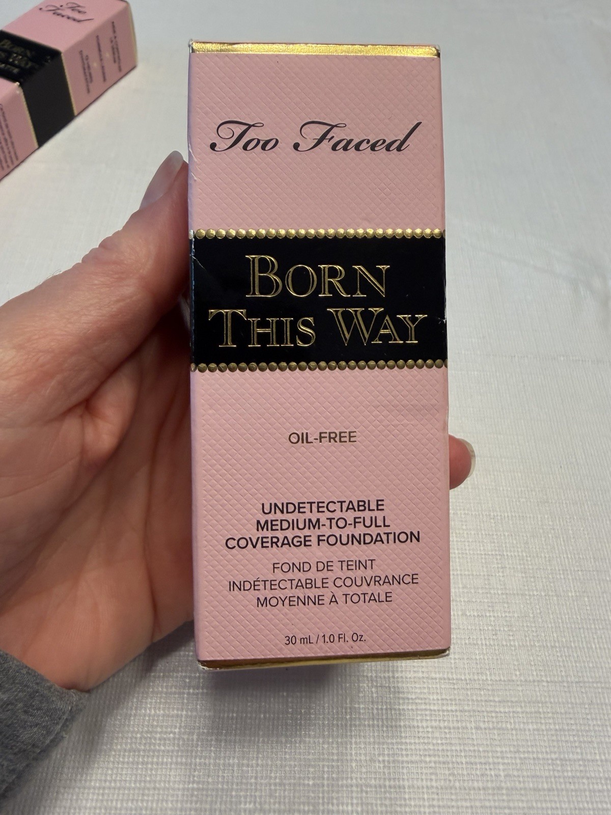 2pc Too Faced Born This Way Undetectable Oil Free & Control Foundation SABLE NIB
