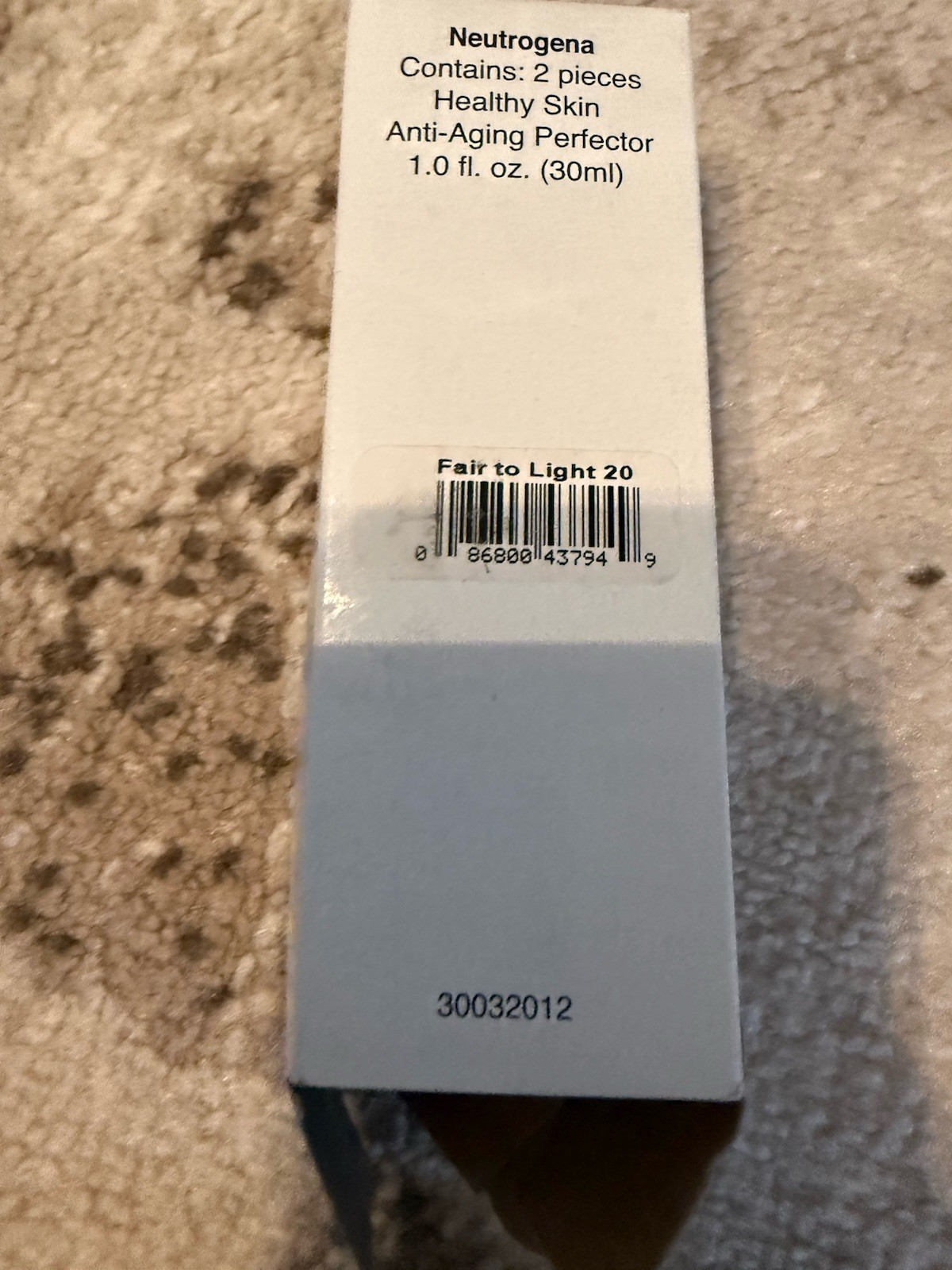 2 New Neutrogena Healthy Skin Anti Aging Perfector Fair to Light #20