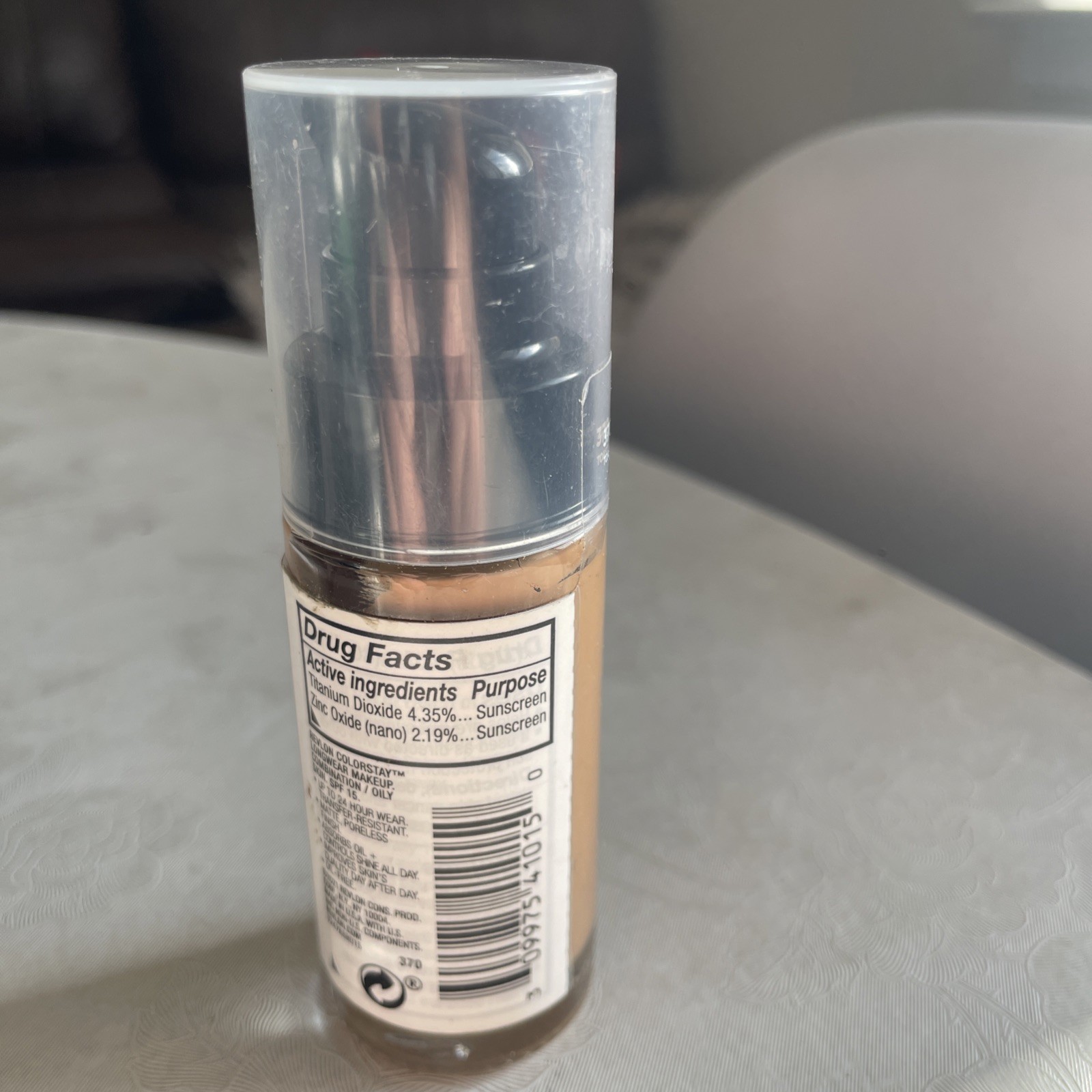 Revlon Longwear Foundation Makeup, Combination/Oily 370 Toast