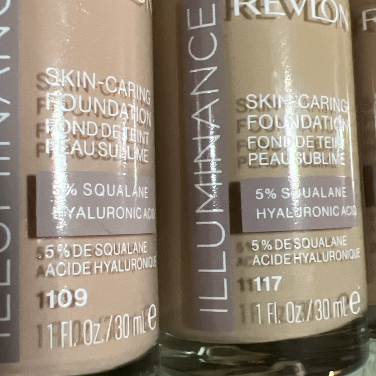 Revlon Illuminance Skin-Caring Liquid foundation Mixed Lot Of 13 ea 1oz Freeship