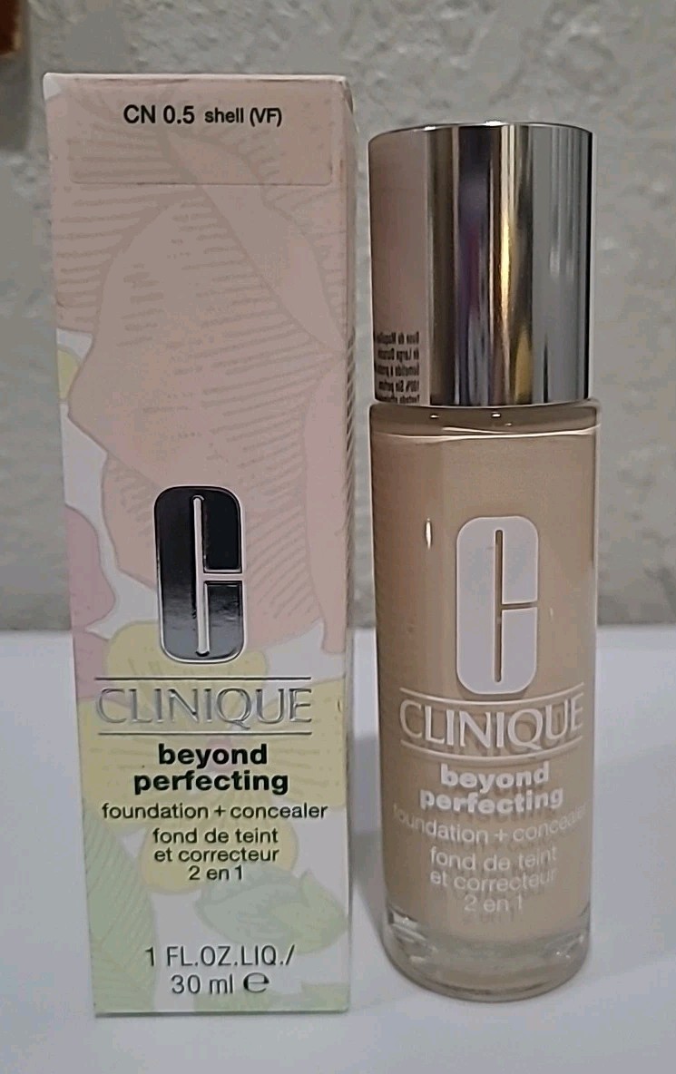 Clinique Beyond Perfecting Foundation + Concealer CN 0.5 SHELL (VF) – 1 oz/30 ml